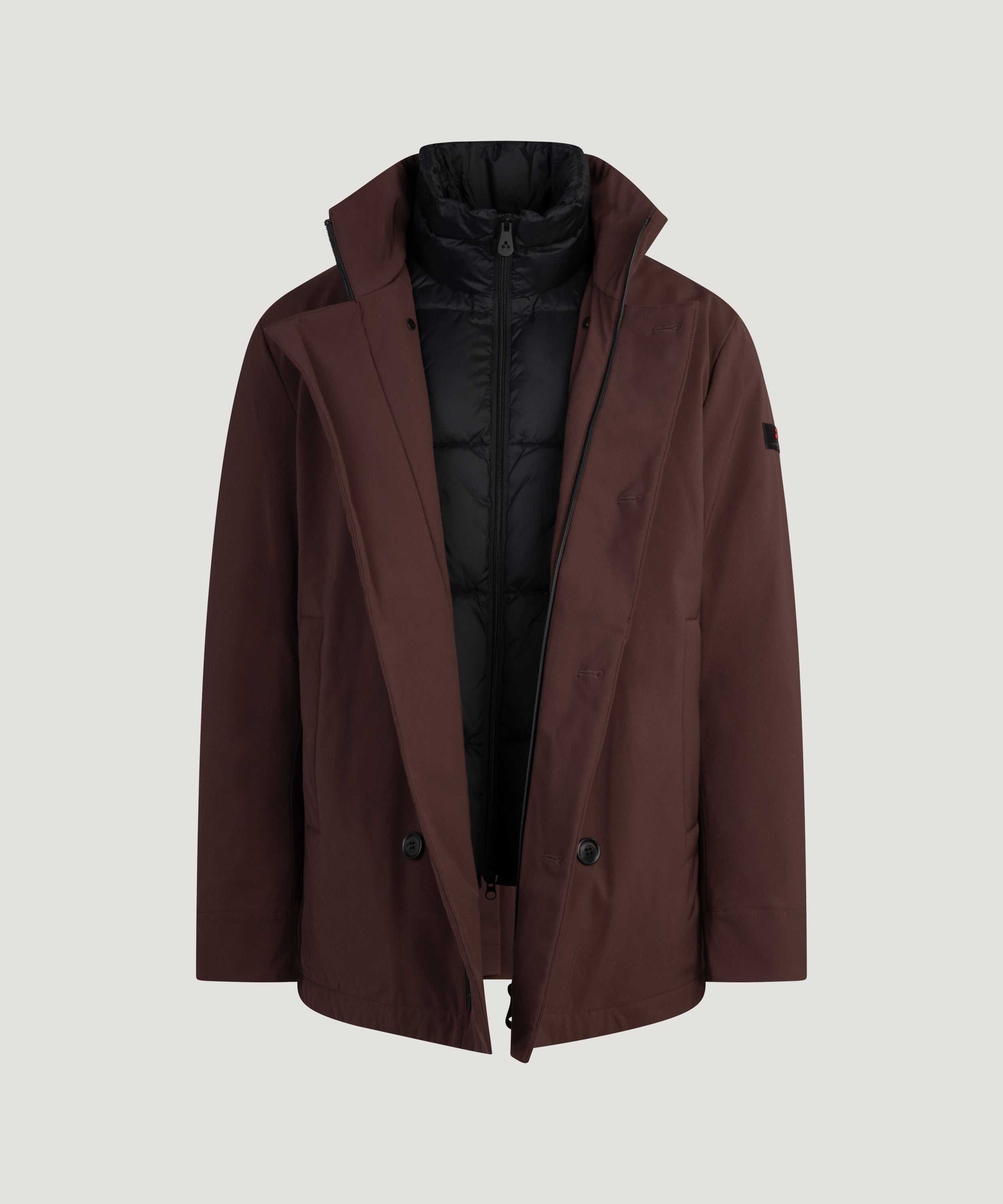 Militao TJ Grs 02 double-breasted jas bordeaux
