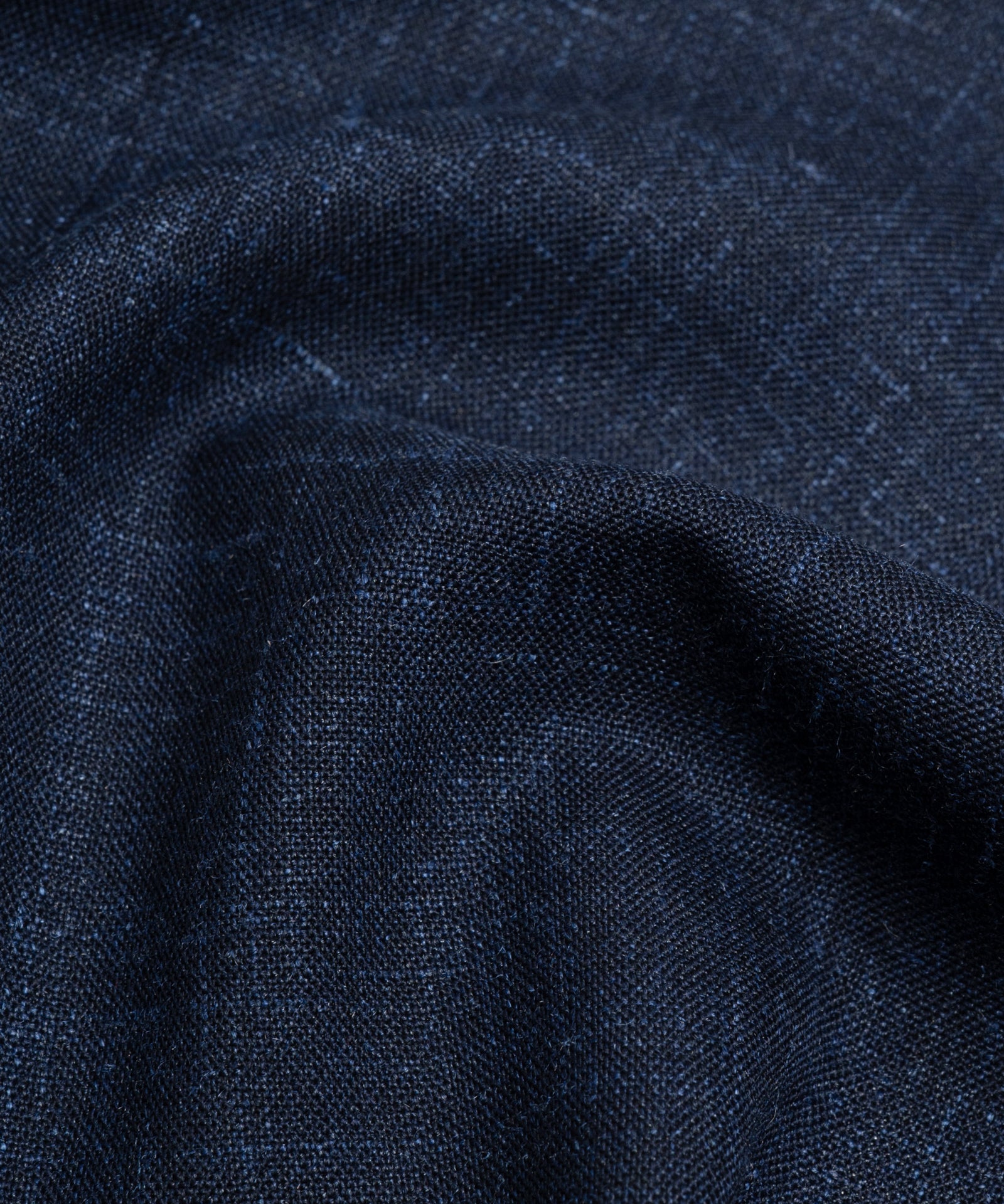Driedelig pak wol/linnen/zijde donkerblauw