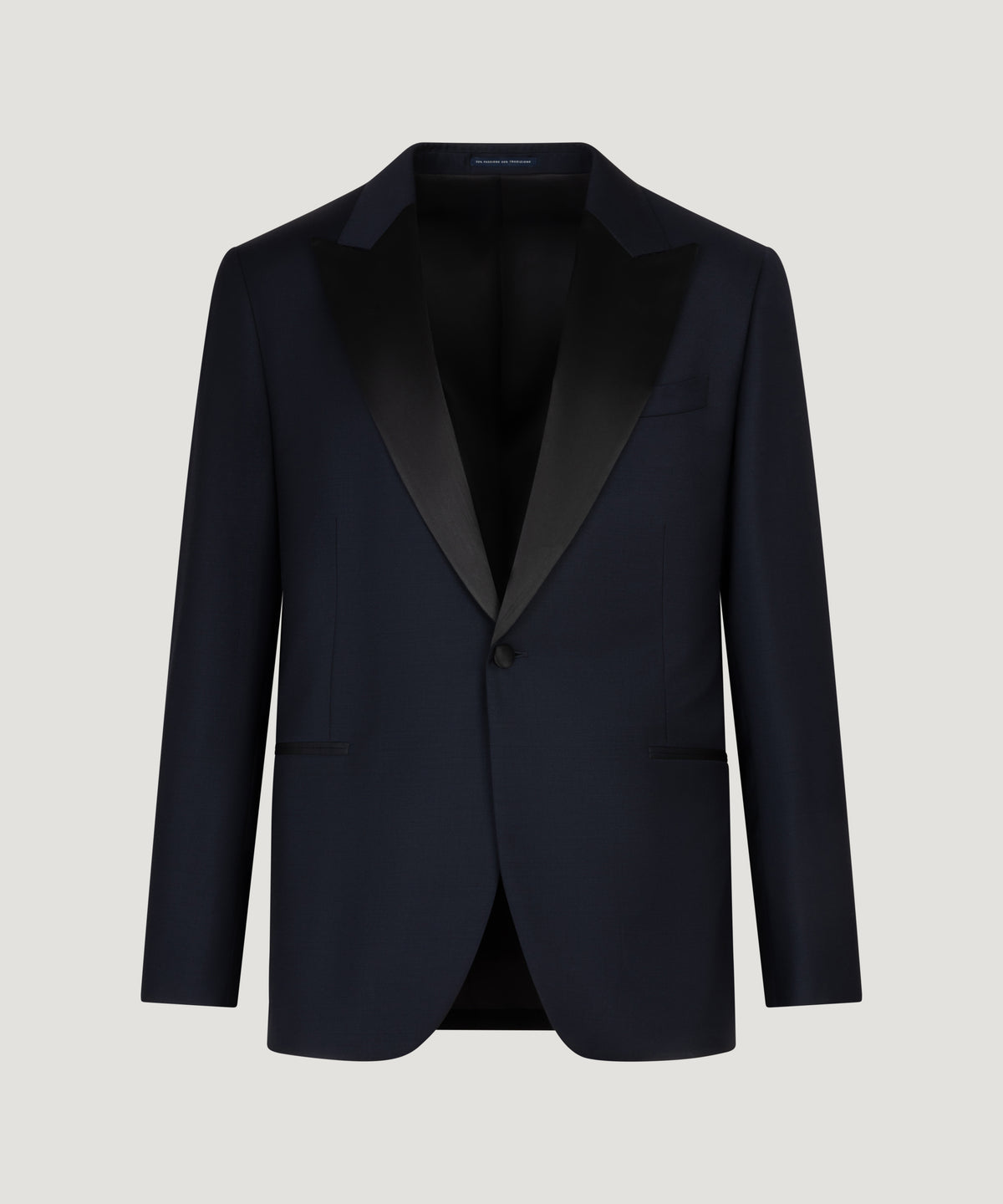 Smoking wol donkerblauw