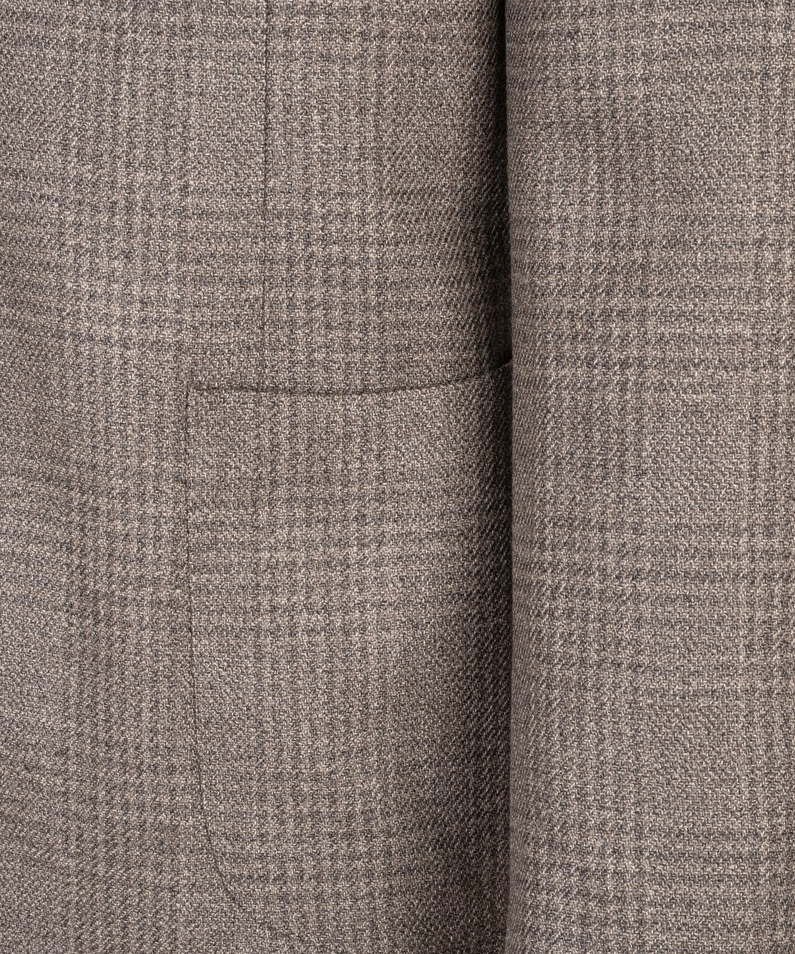 Colbert scheerwol VBC Vintage bruin geruit