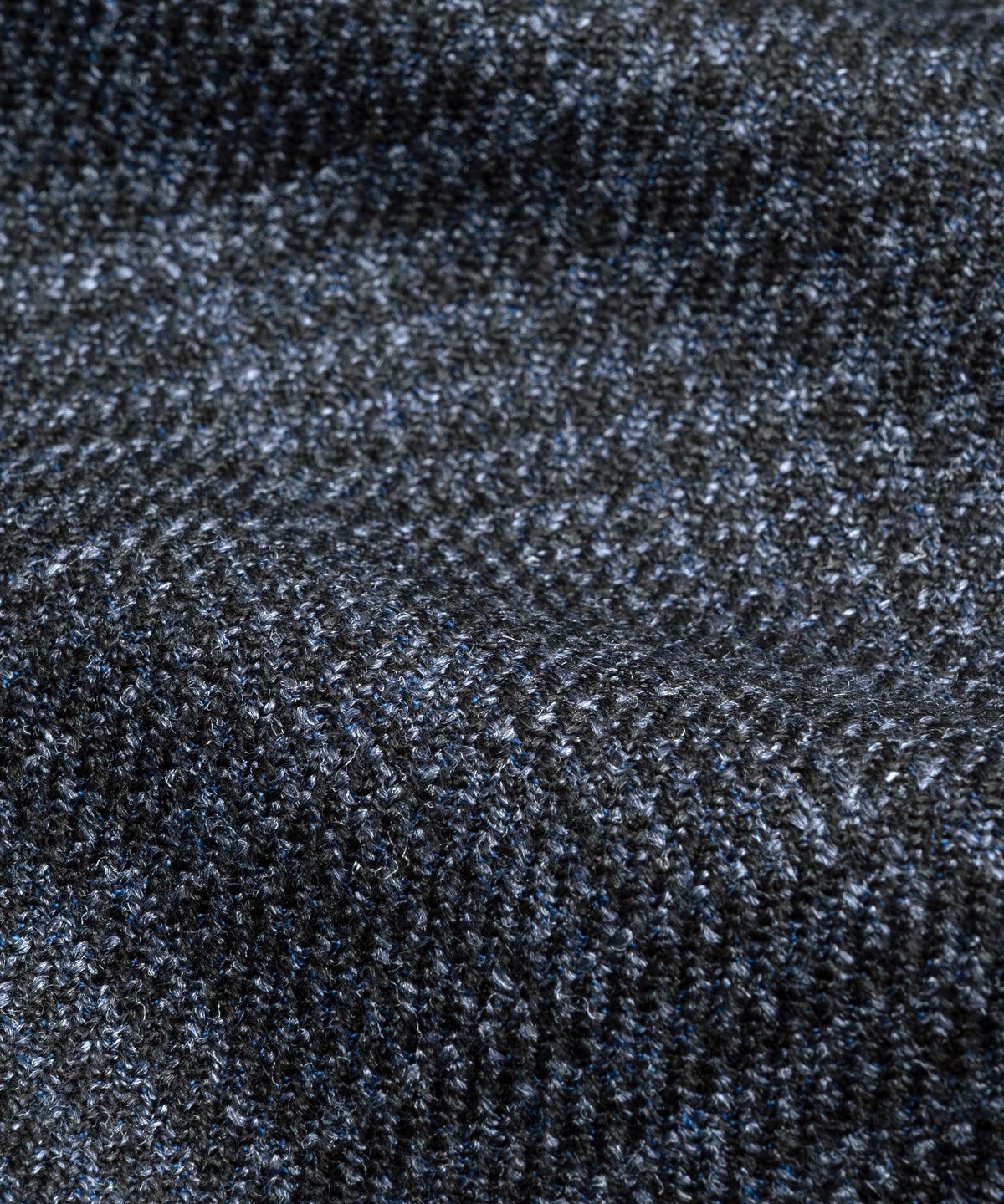 Colbert scheerwol/zijde blauw geruit