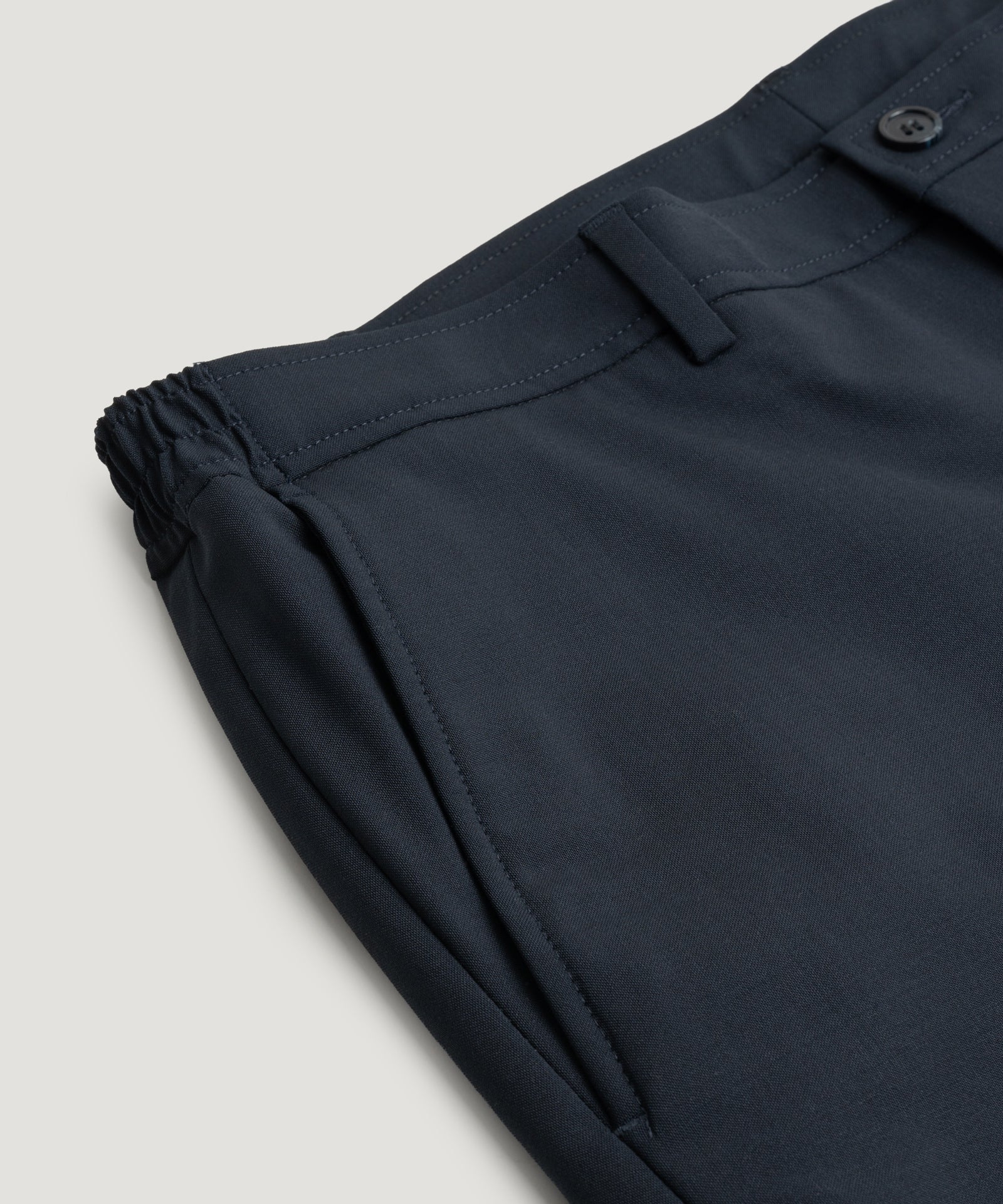Pantalon Jebric® wol stretch donkerblauw