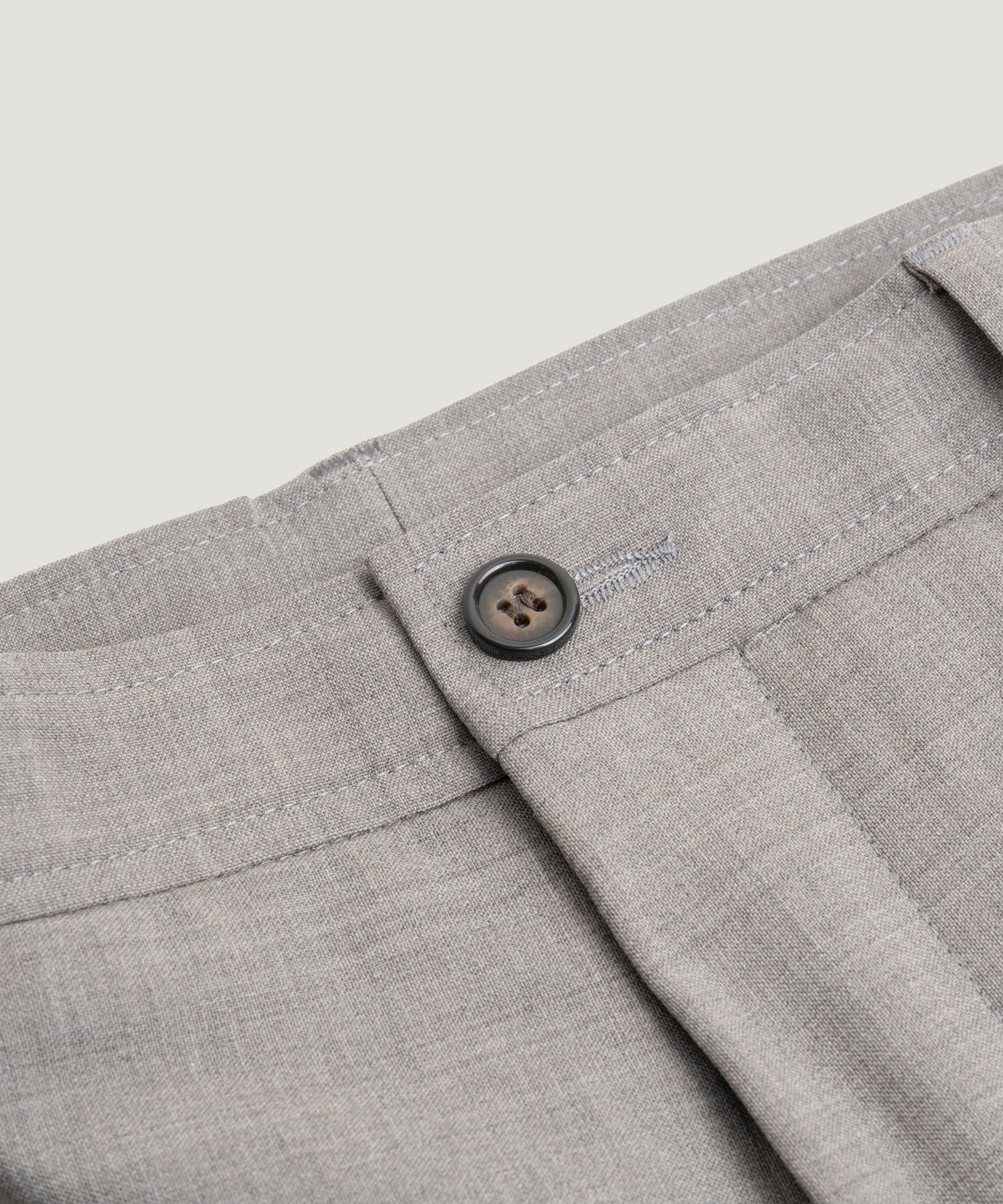 Pantalon Jebric® wol stretch lichtbruin