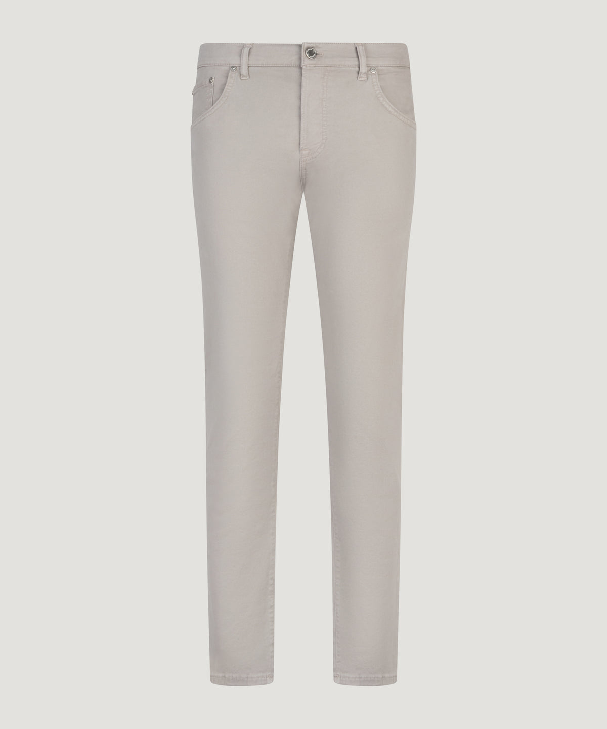 Breakbeat 5-pocket katoen/lyocell stretch lichtgrijs