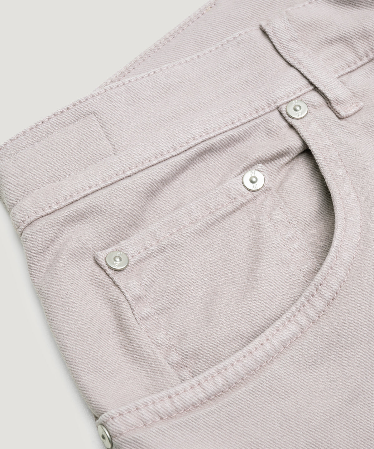 Breakbeat 5-pocket katoen/lyocell stretch lichtroze