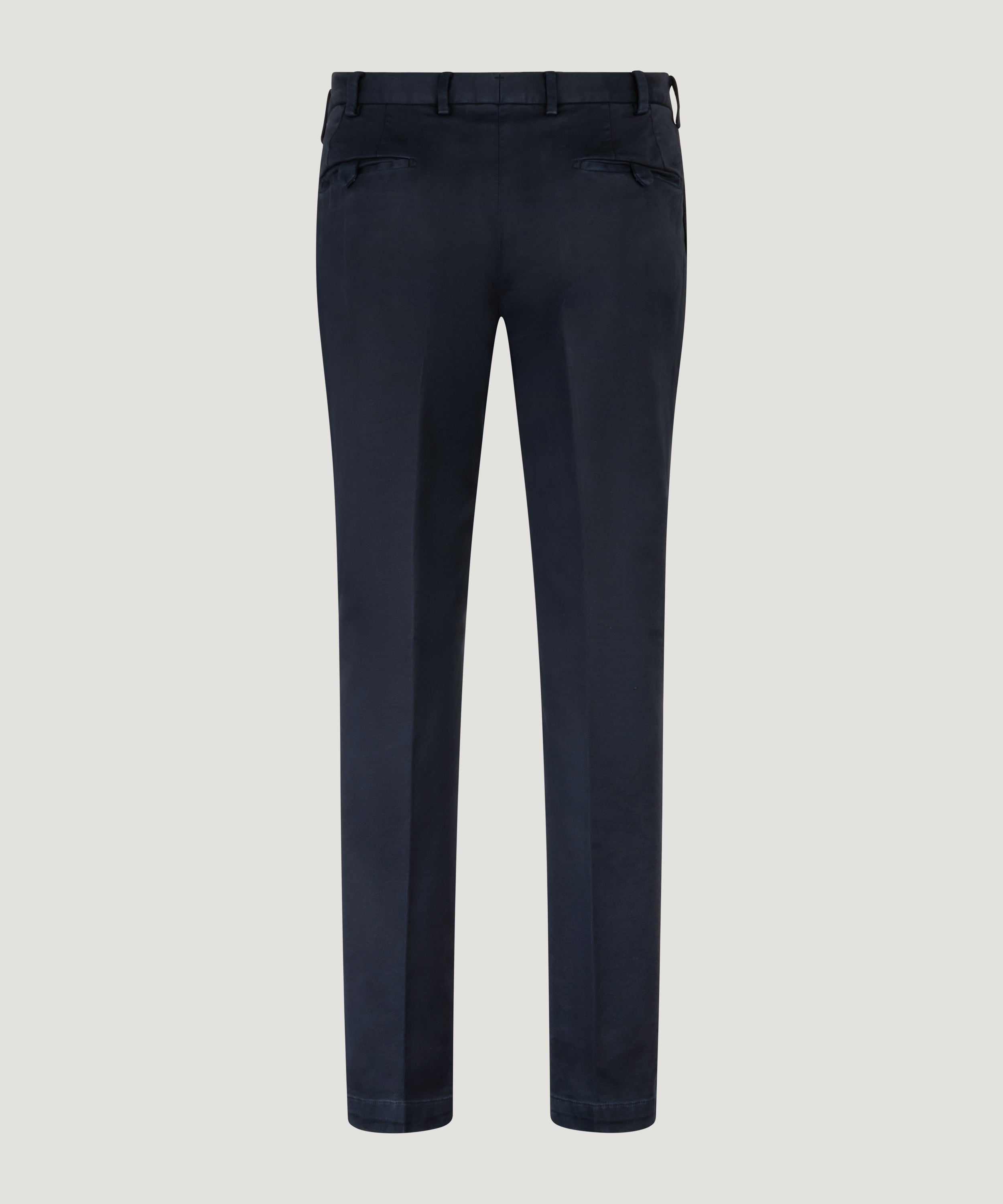 Pantalon Supima katoen stretch donkerblauw