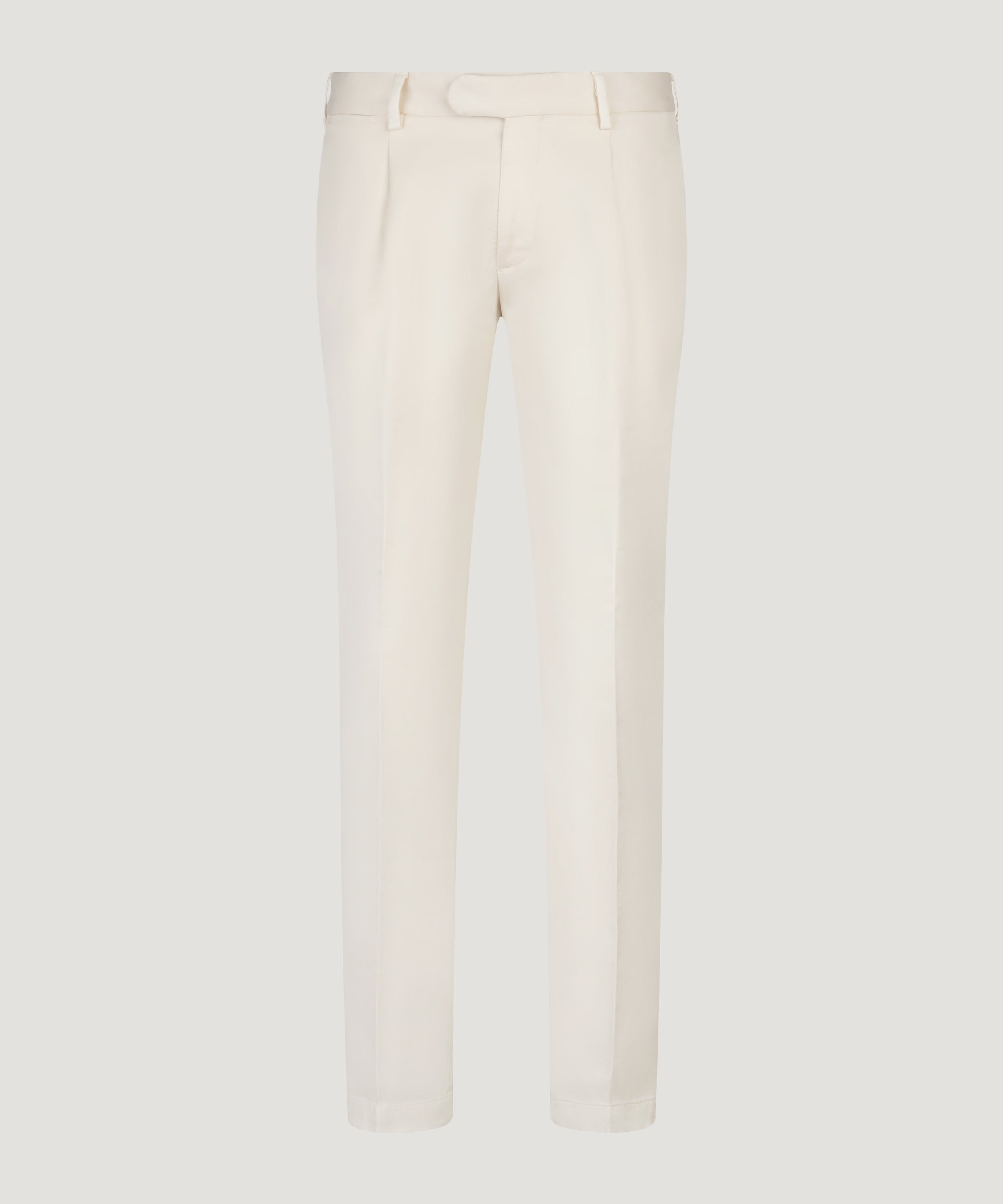 Pantalon Supima katoen stretch latte
