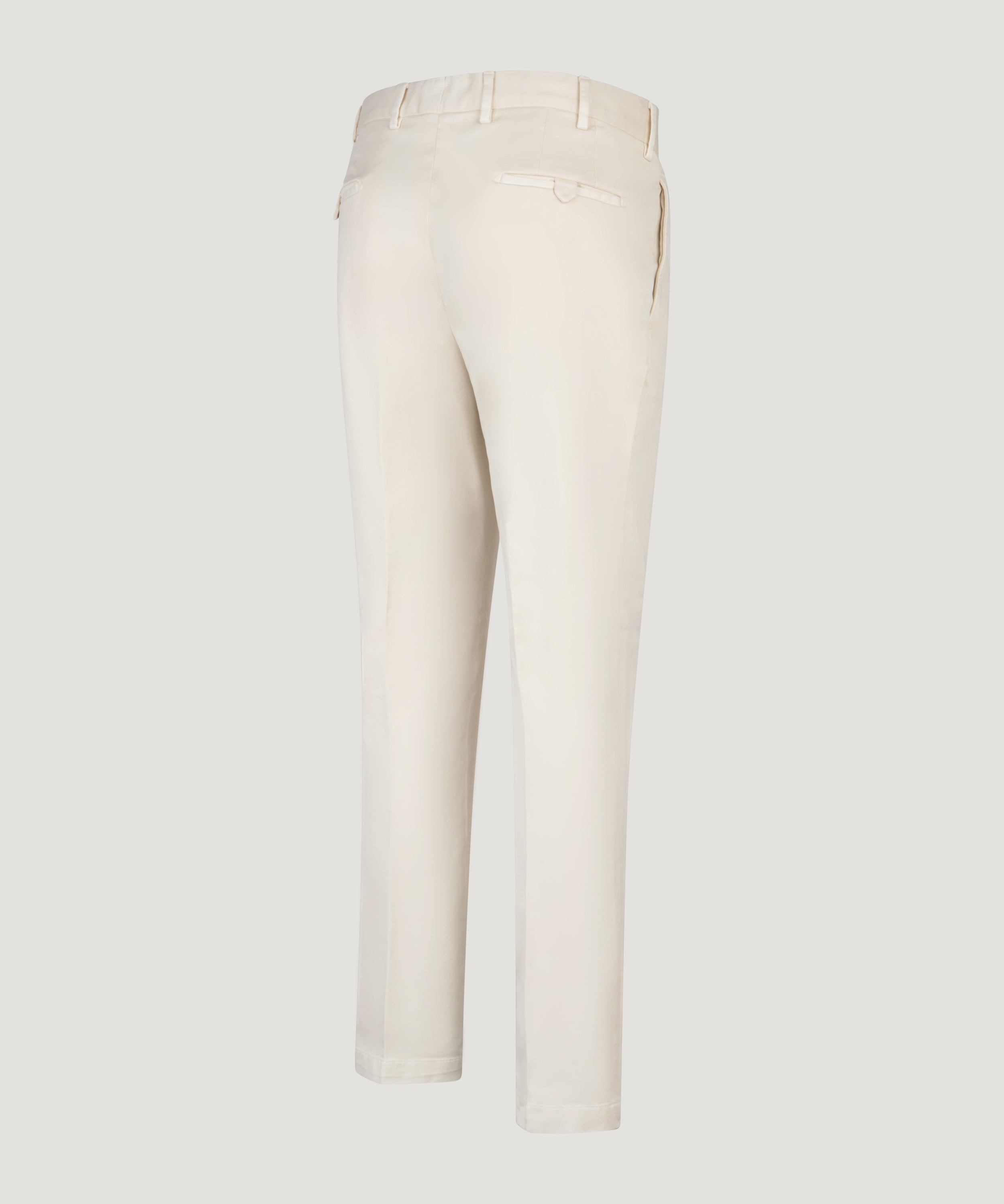 Pantalon Supima katoen stretch latte