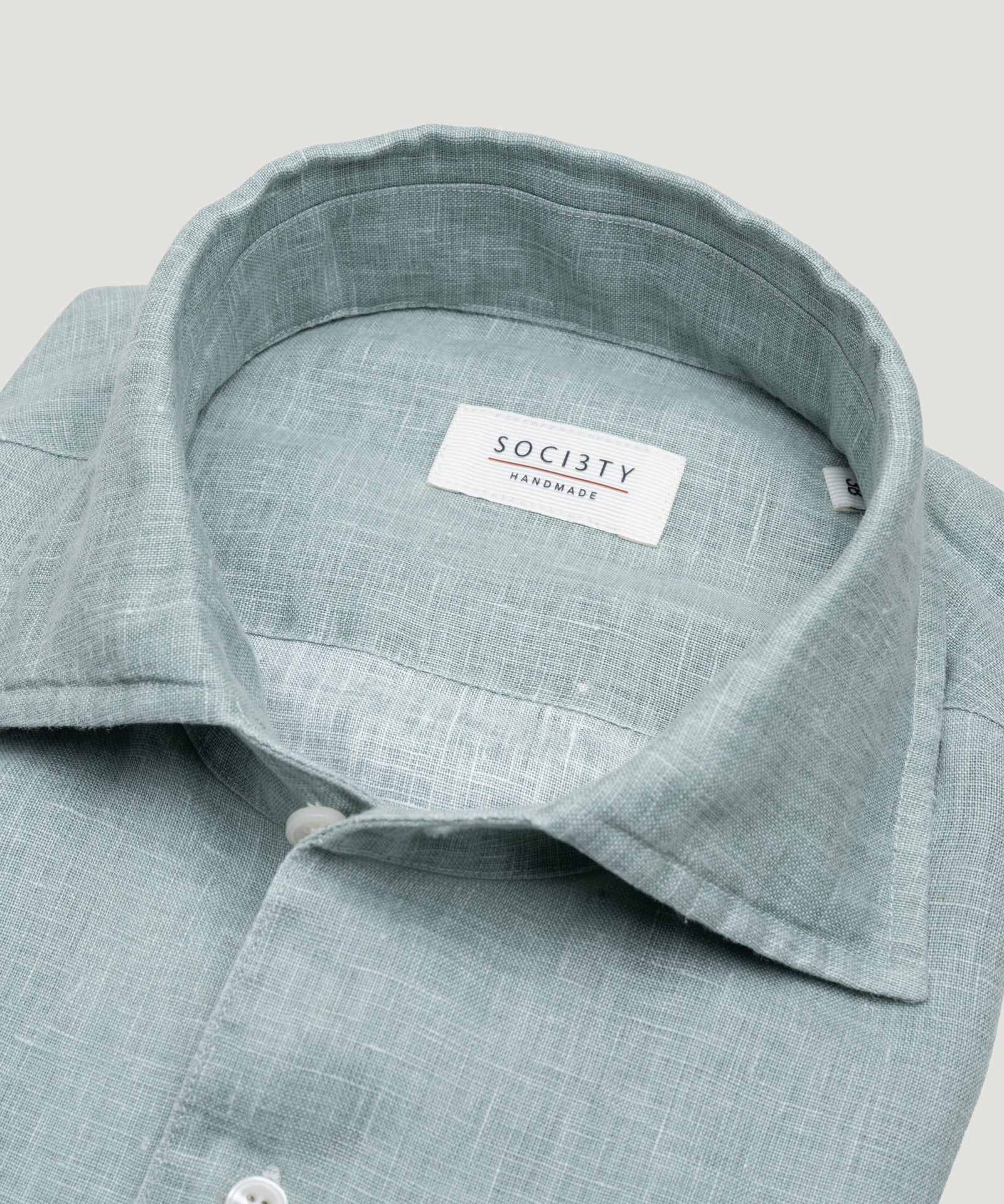 Overhemd one piece linnen lichtgroen