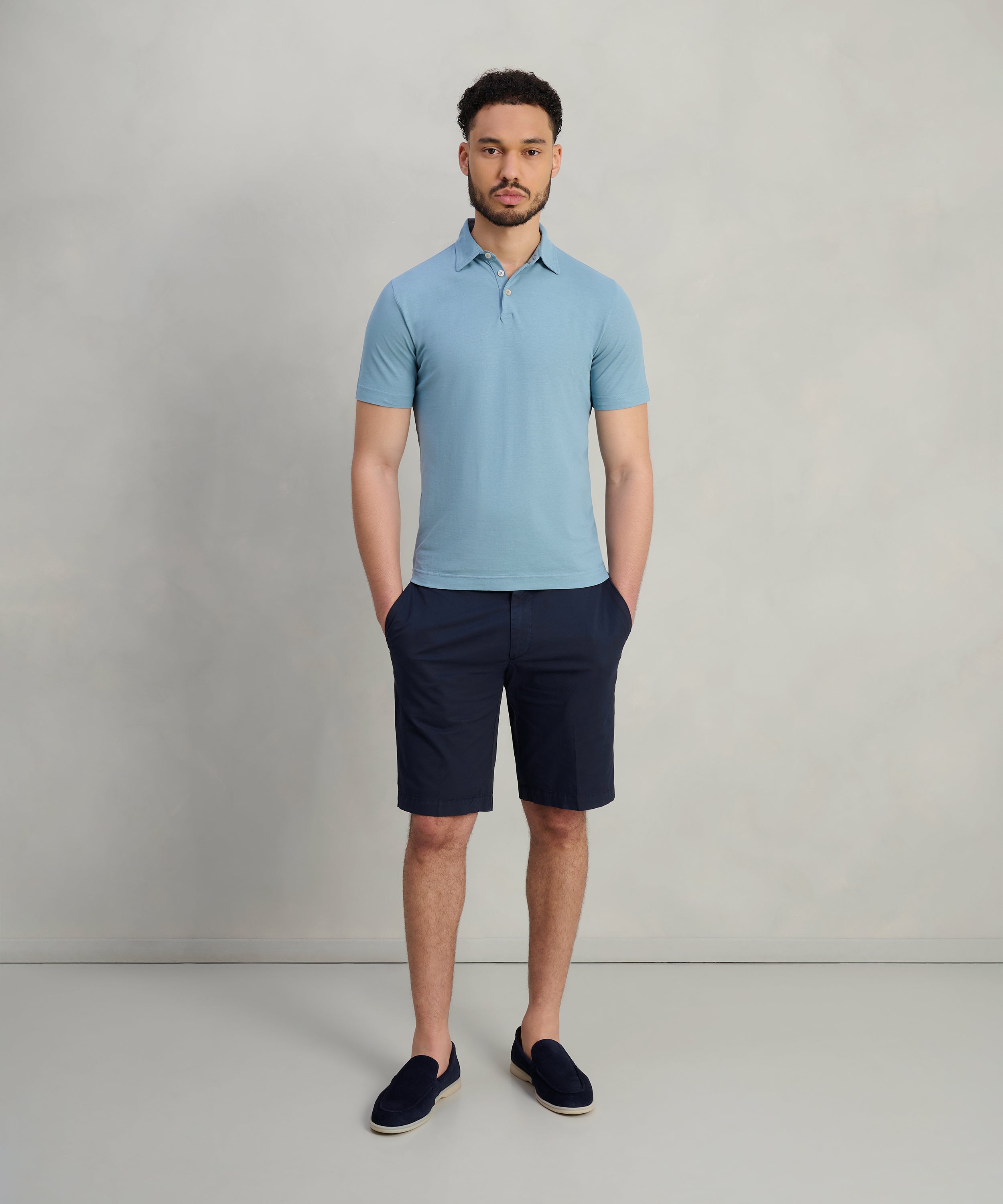 Polo Cool Cotton lichtblauw