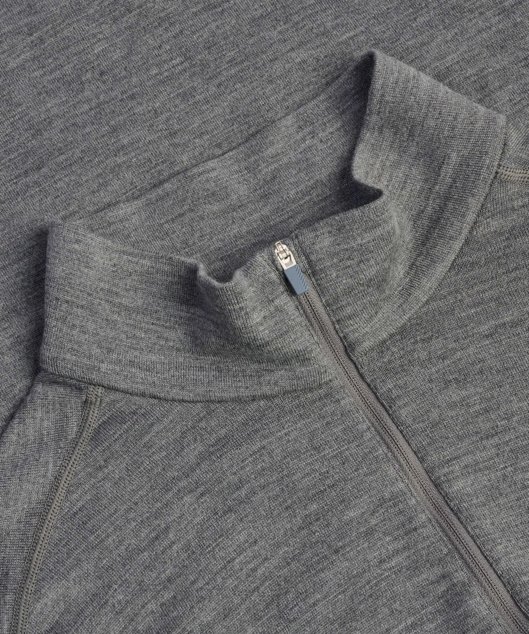 ICEBREAKER 260 Tech Half - zip Thermal Top merinowol gritstone grijs - THE SOCIETY SHOP