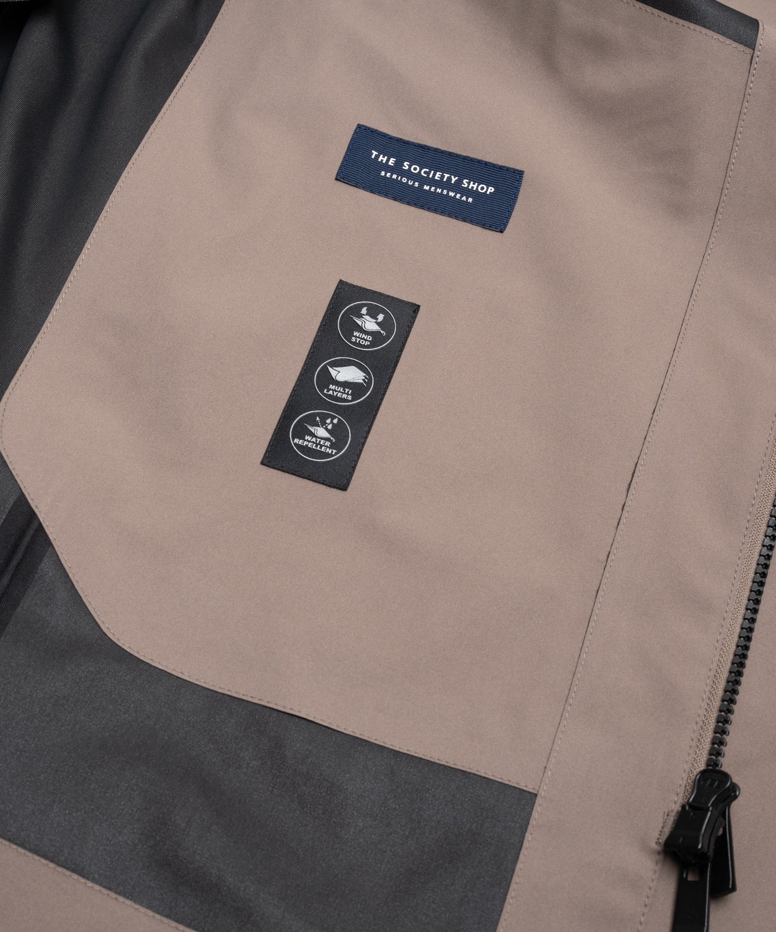 Japanese Tech Coat taupe