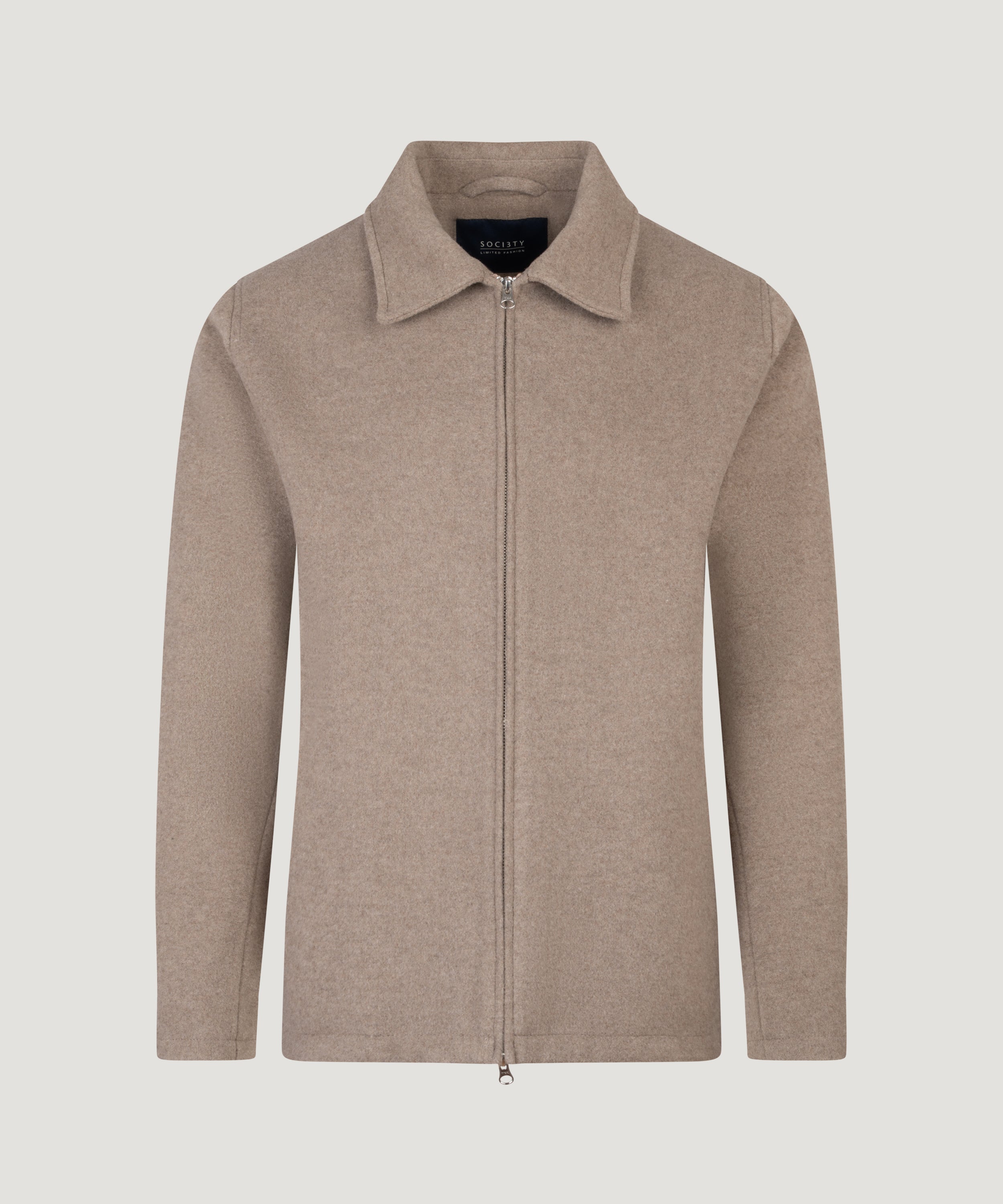 Jacket wolmix Lanificio Robertex zand