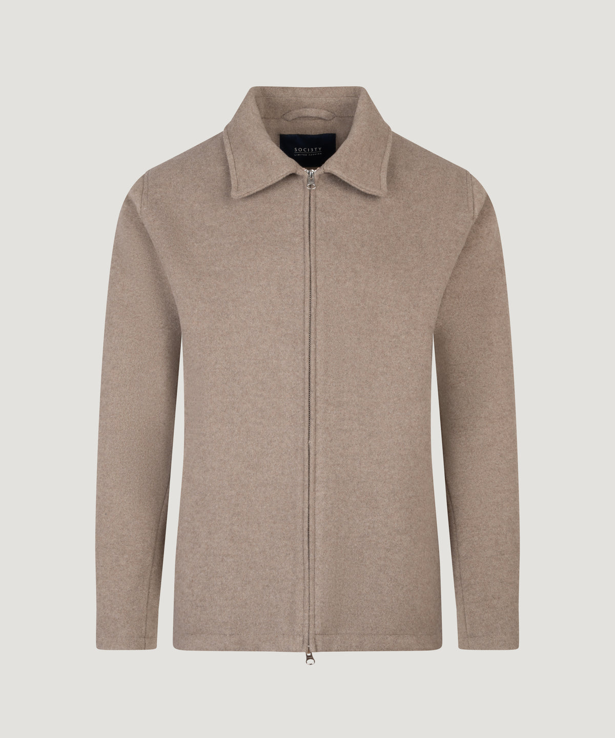 Jacket wolmix Lanificio Robertex zand