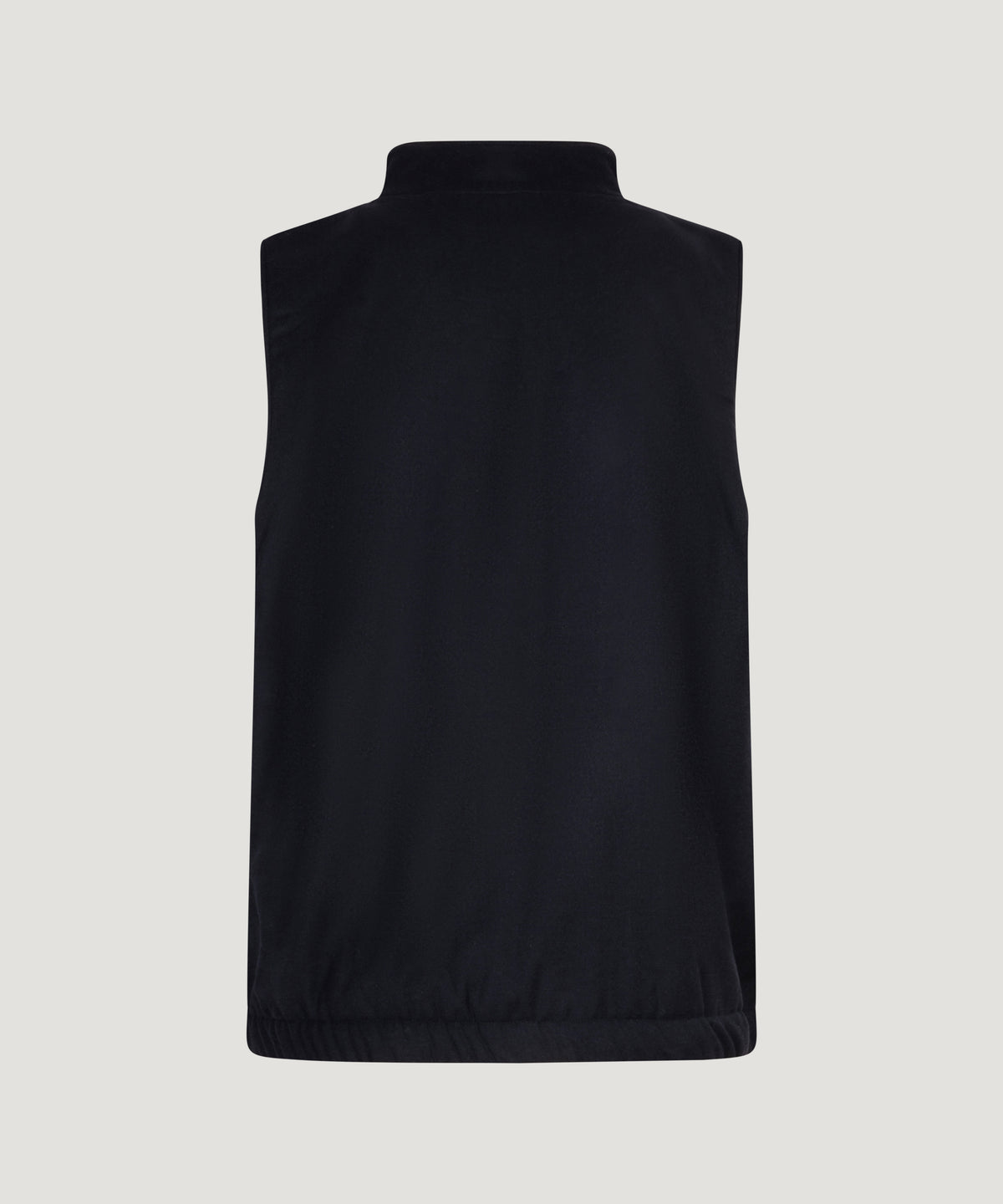 Lorenzo light flannel bodywarmer scheerwol donkerblauw