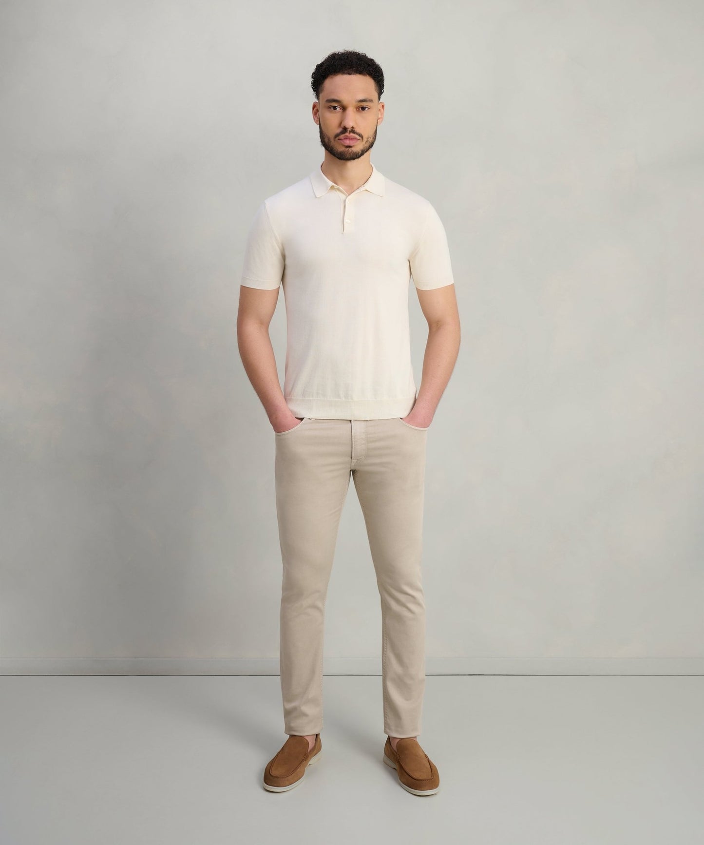 PT Torino 5 - pocket katoen/lyocell stretch beige - THE SOCIETY SHOP
