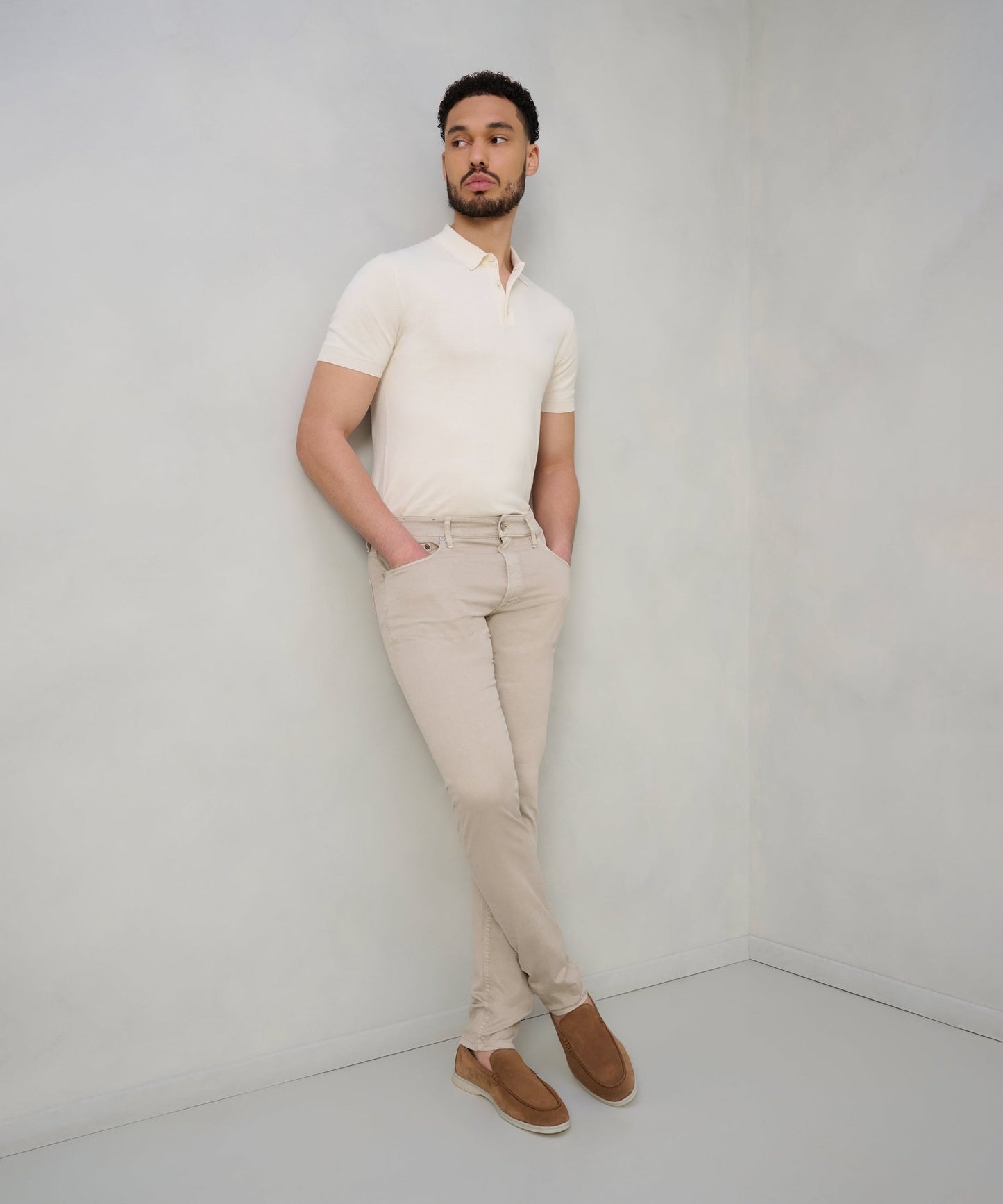 PT Torino 5 - pocket katoen/lyocell stretch beige - THE SOCIETY SHOP
