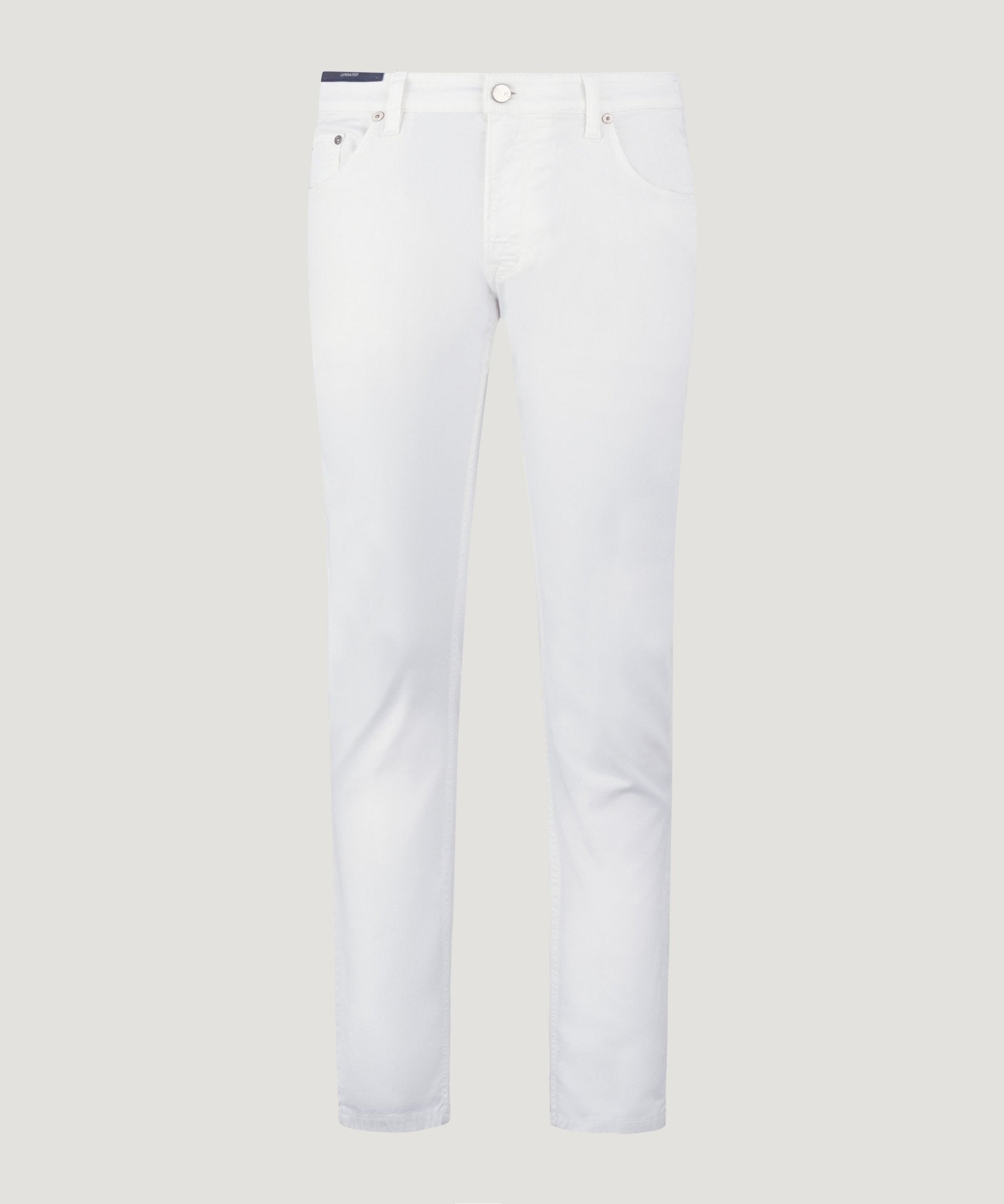 PT Torino 5 - pocket katoen/lyocell stretch wit - THE SOCIETY SHOP