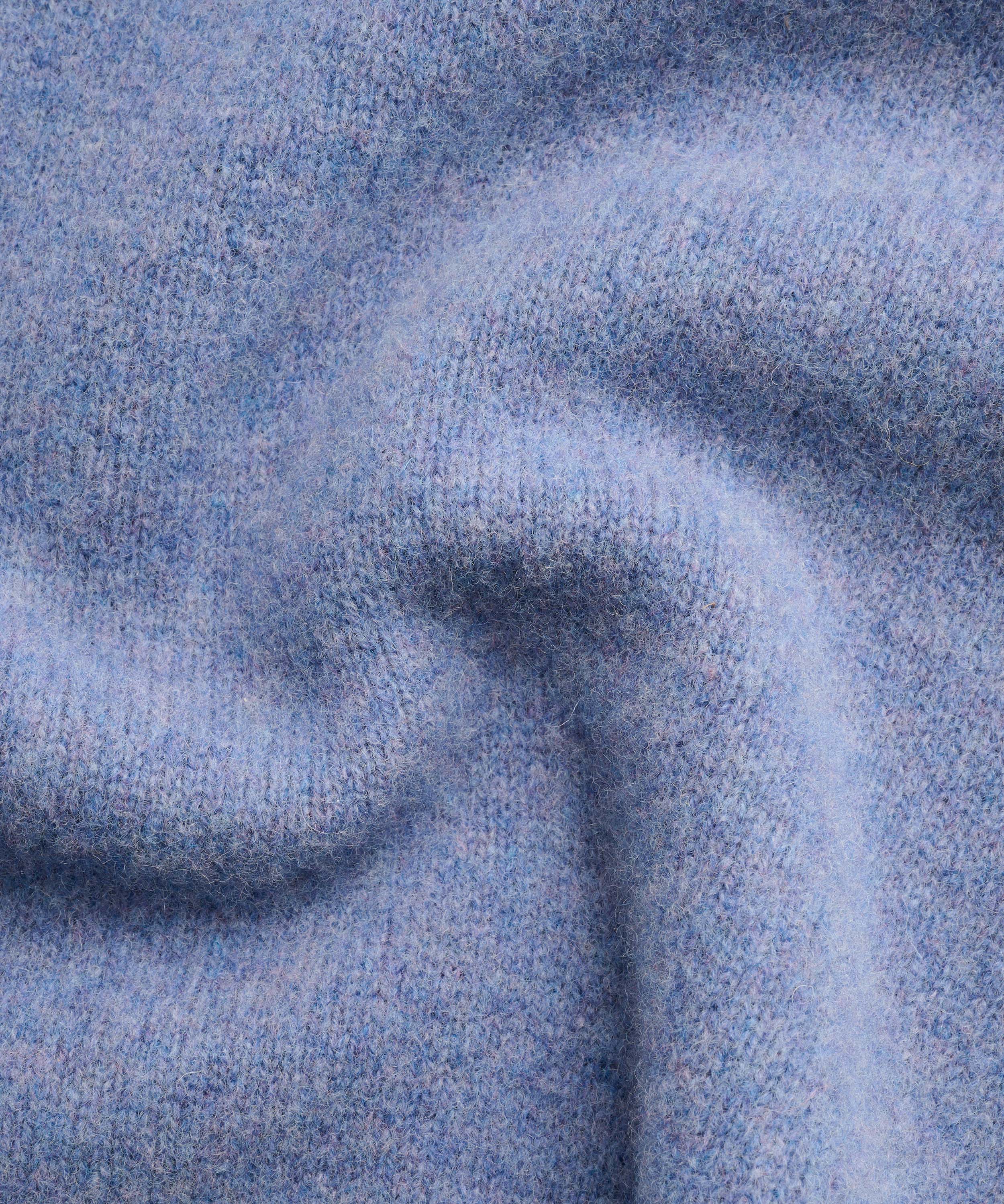 Seamless coltrui Shetland wol blauw