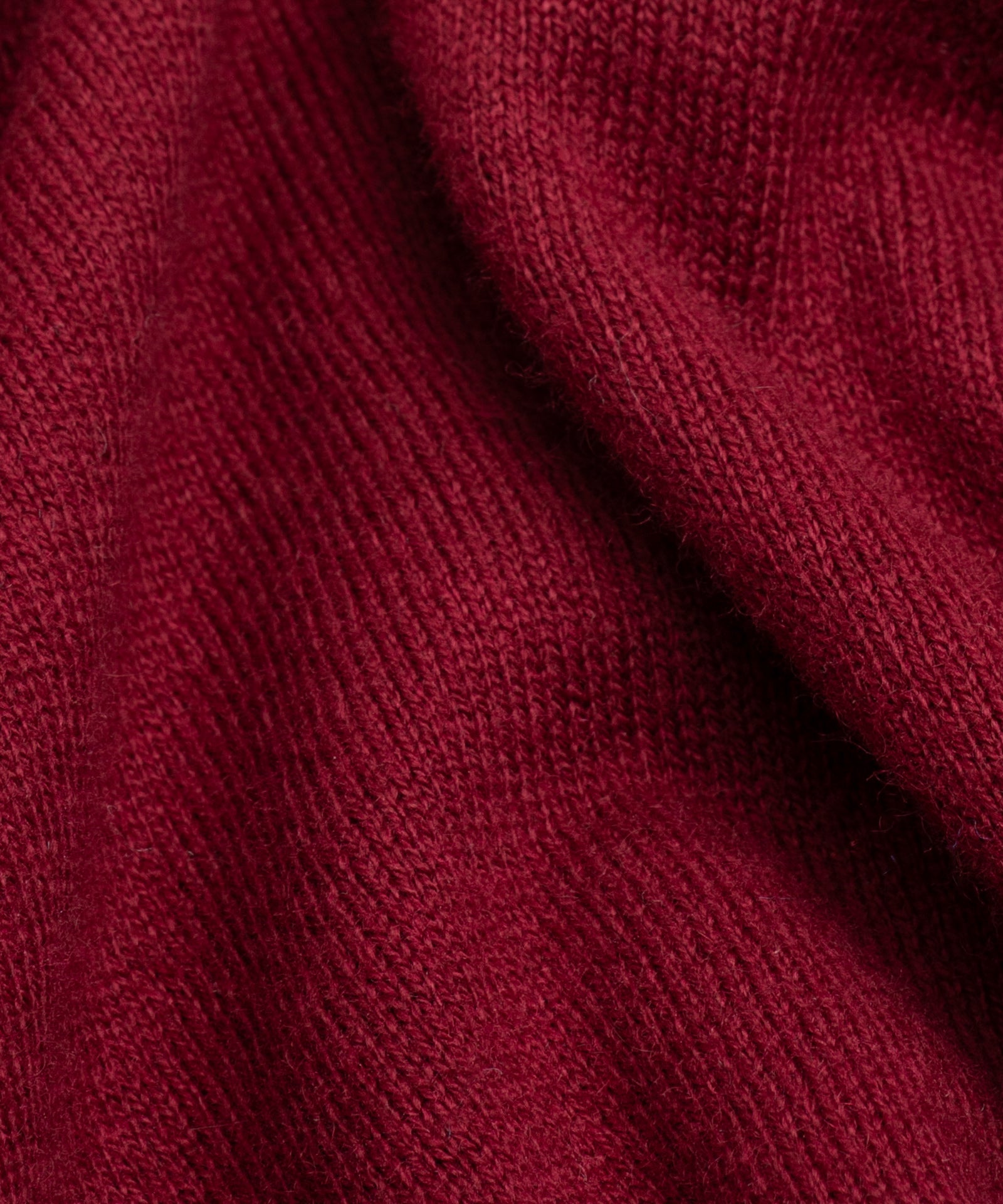 Long sleeve polo Cotton Cashmere donkerrood