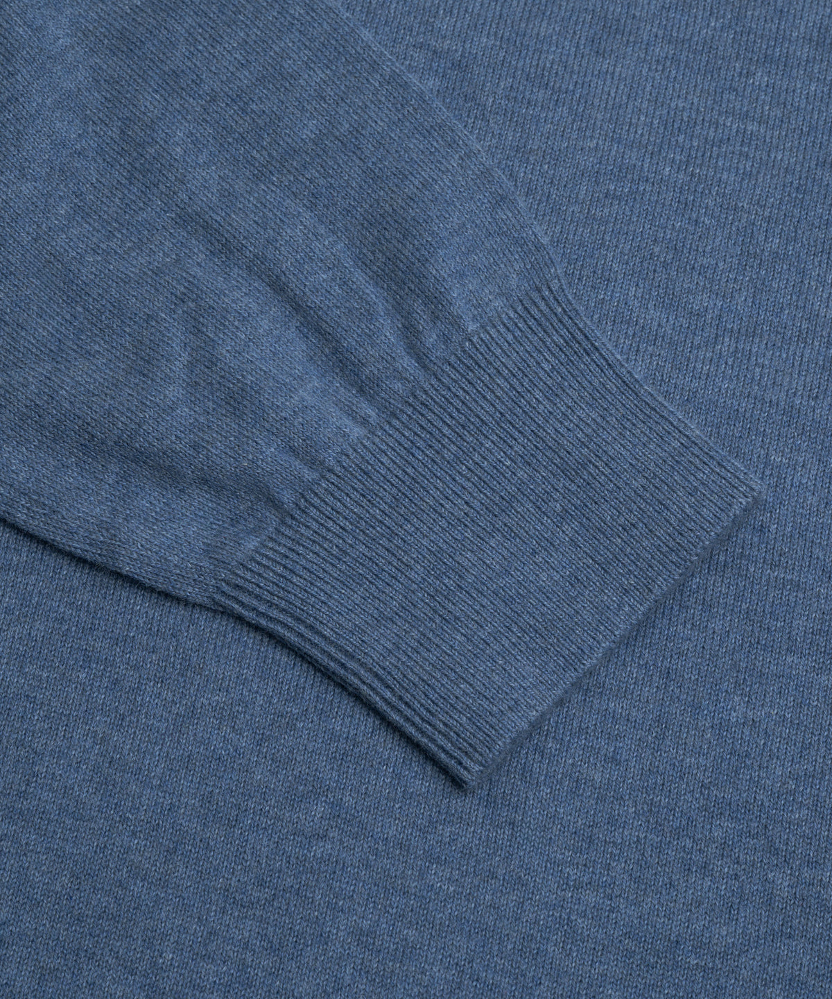 Long sleeve polo Cotton Cashmere blauw