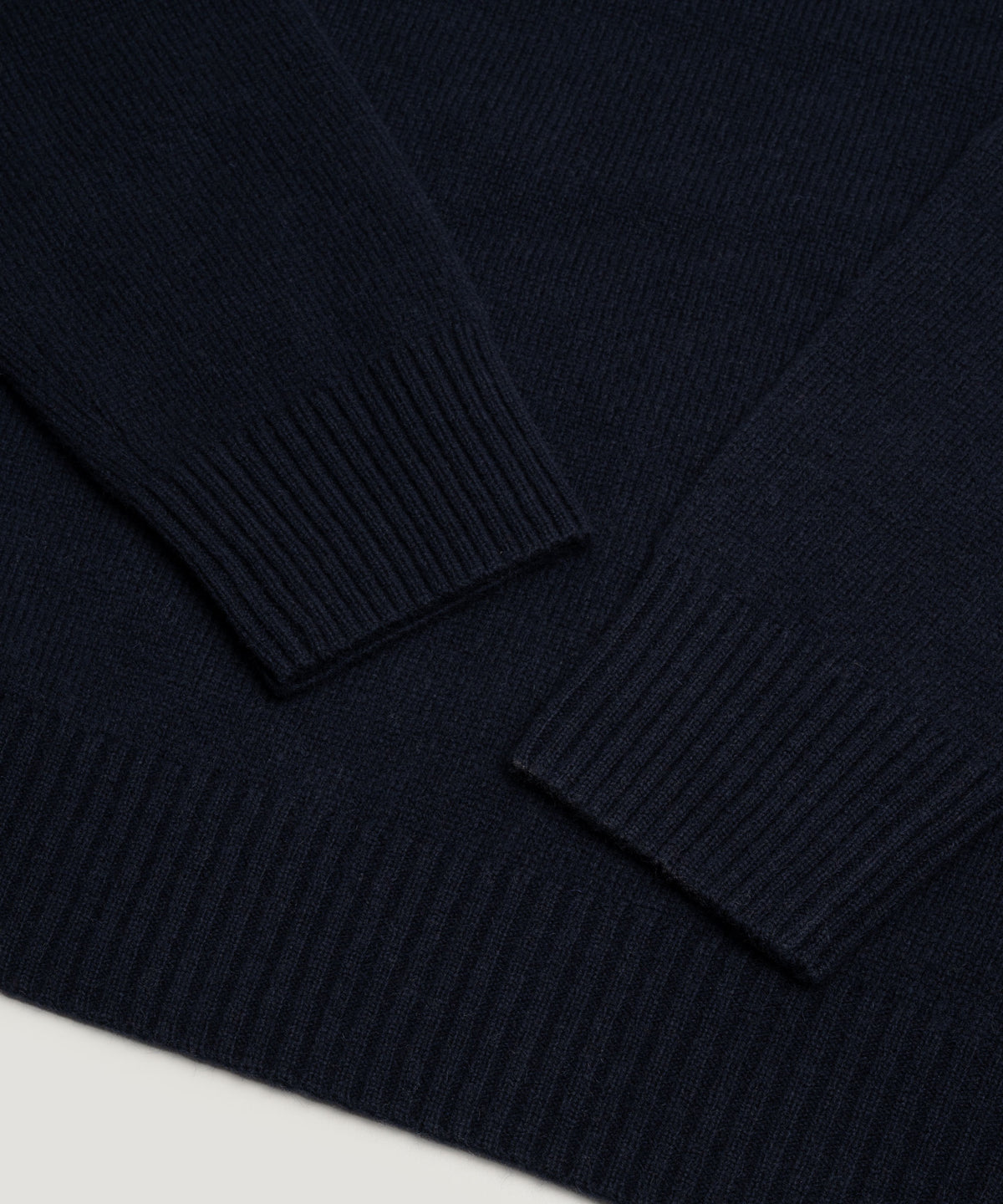 Crewneck trui lamswolmix RWS donkerblauw
