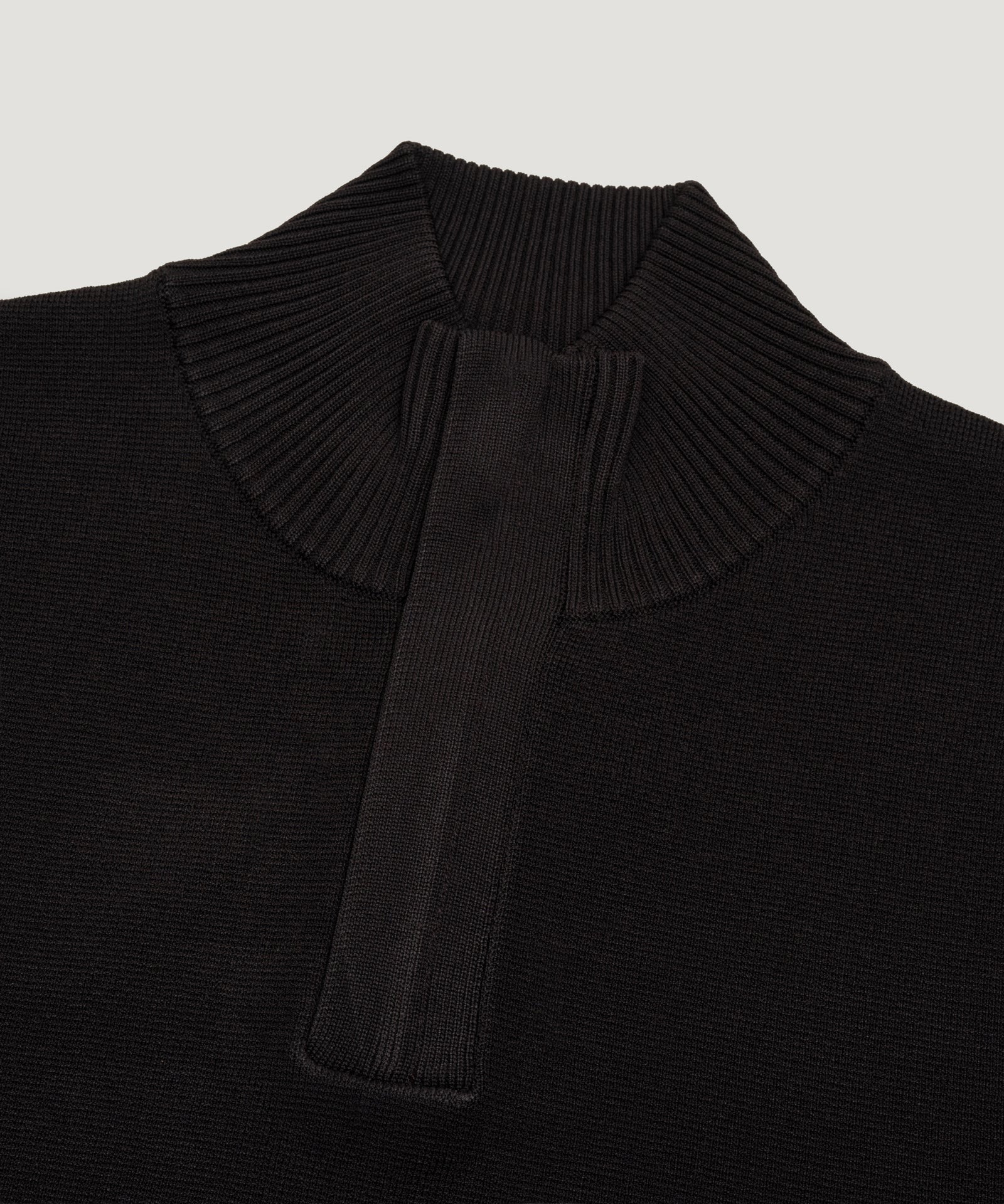 Half-zip trui cool dry easy stretch donkerbruin