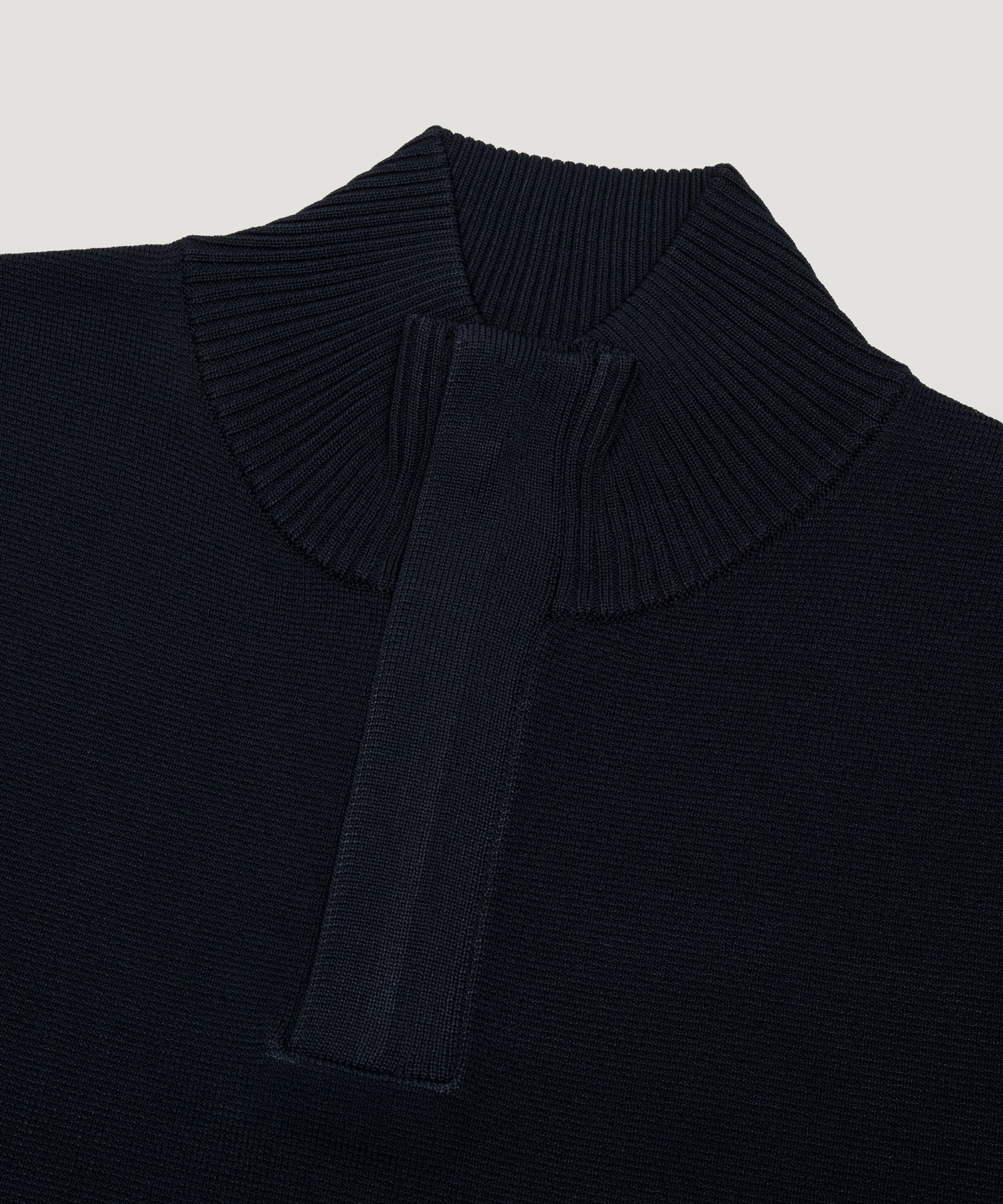 Half-zip trui cool dry easy stretch donkerblauw