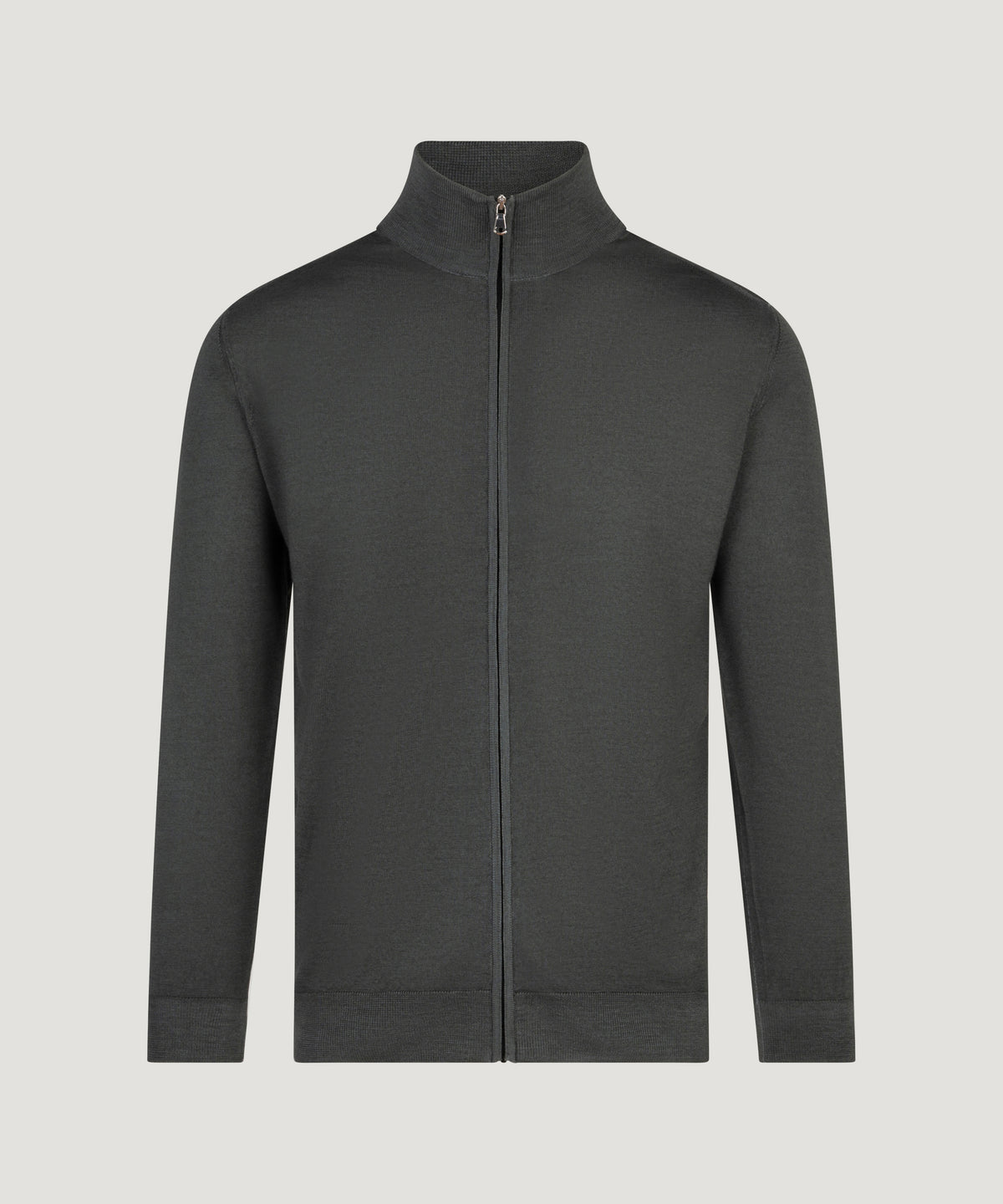 Fast dye merino vest donkergroen