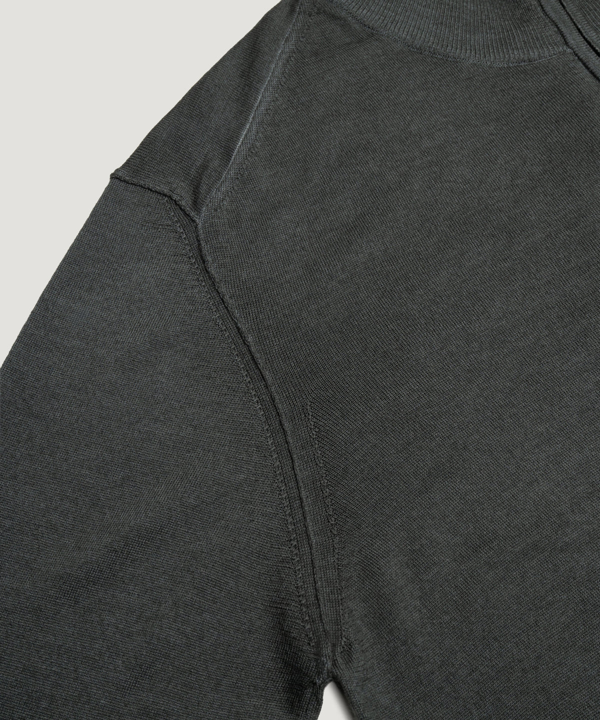 Fast dye merino vest donkergroen