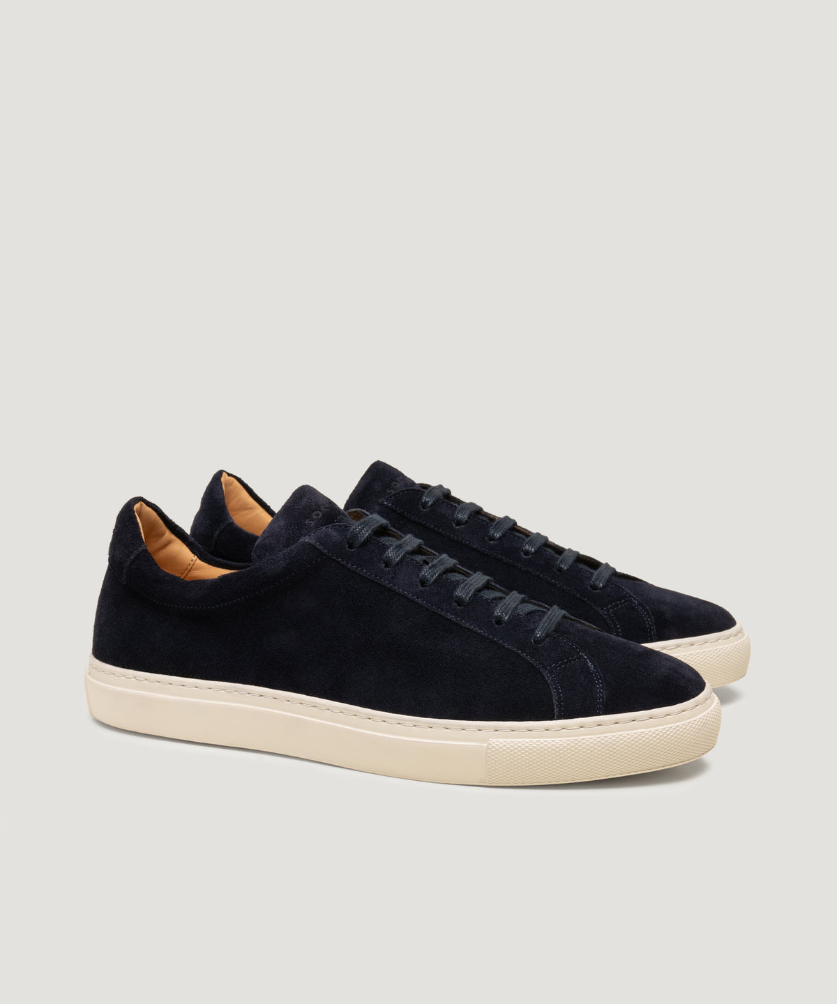 Profondo sneaker suède donkerblauw