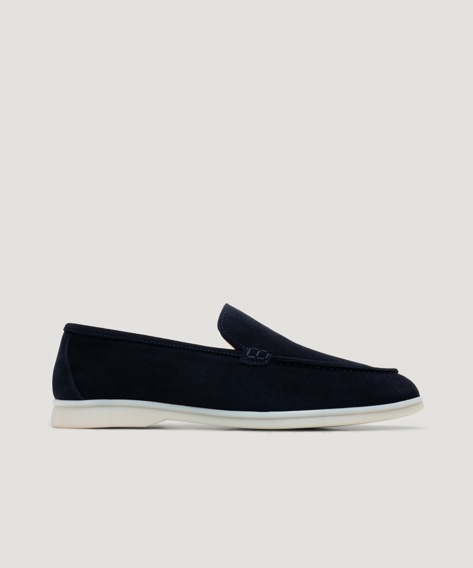 Summer Loafer suède donkerblauw