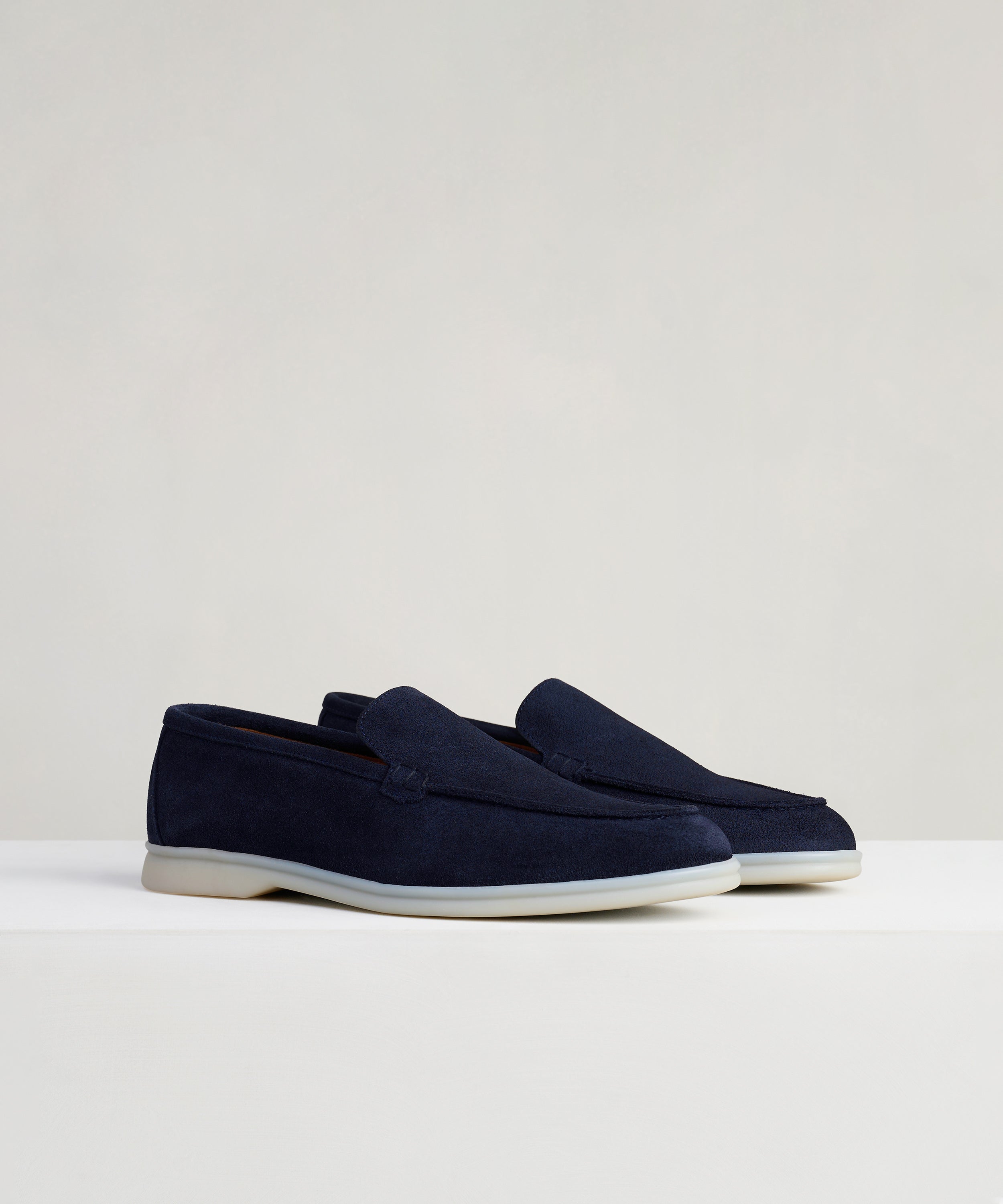 Summer Loafer suède donkerblauw