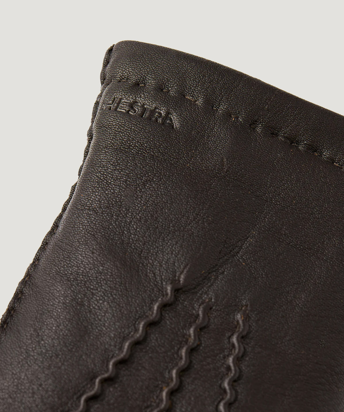 Matthew deerskin handschoenen donkerbruin