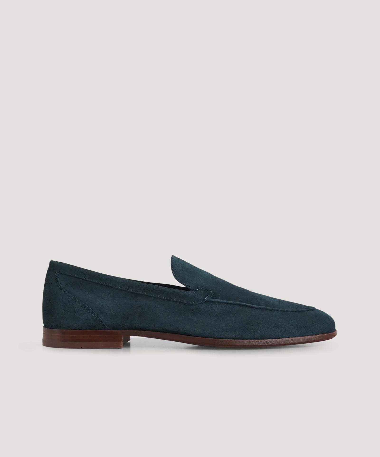 Loafer suède blauw