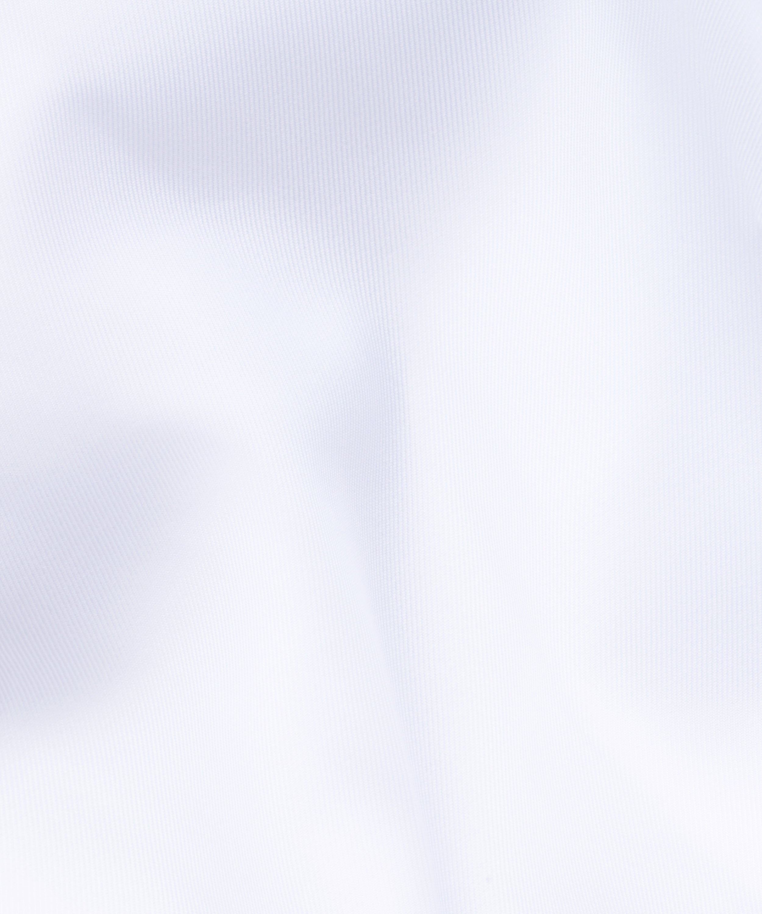 Overhemd katoen two ply twill wit