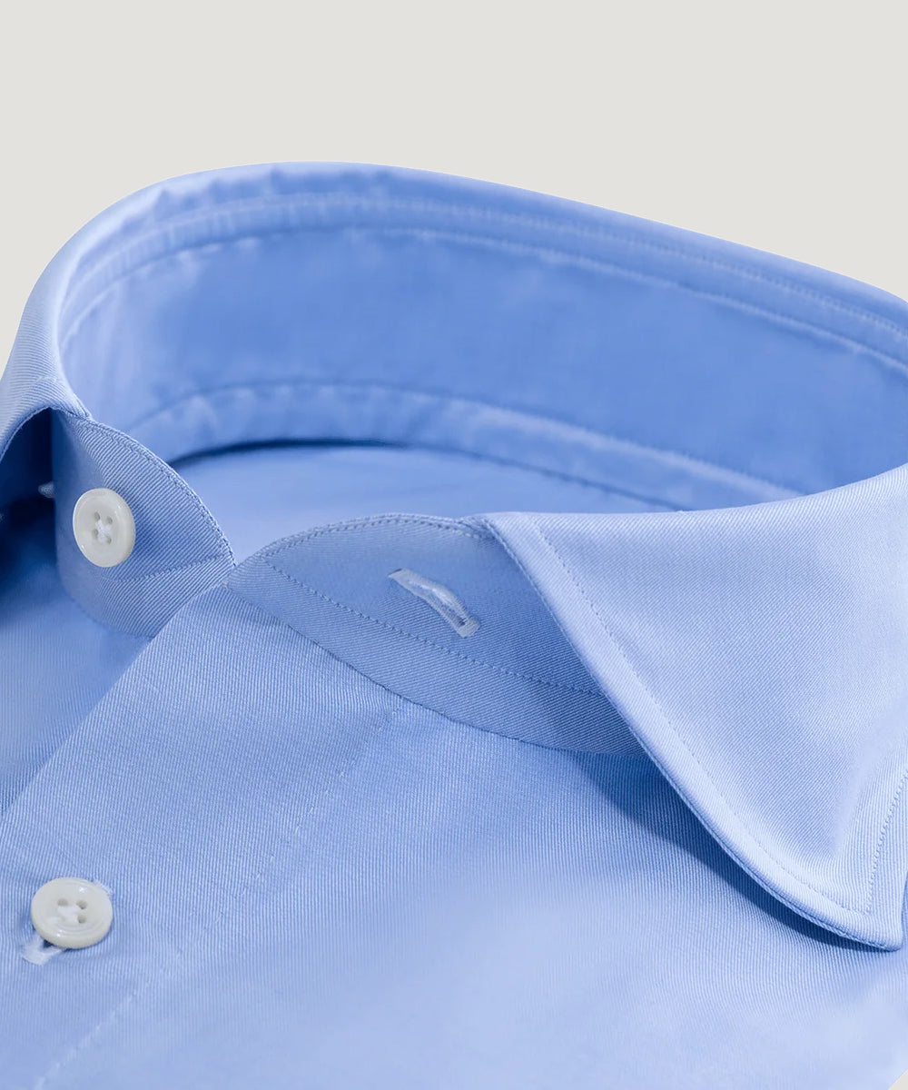 Overhemd lichtblauw katoen