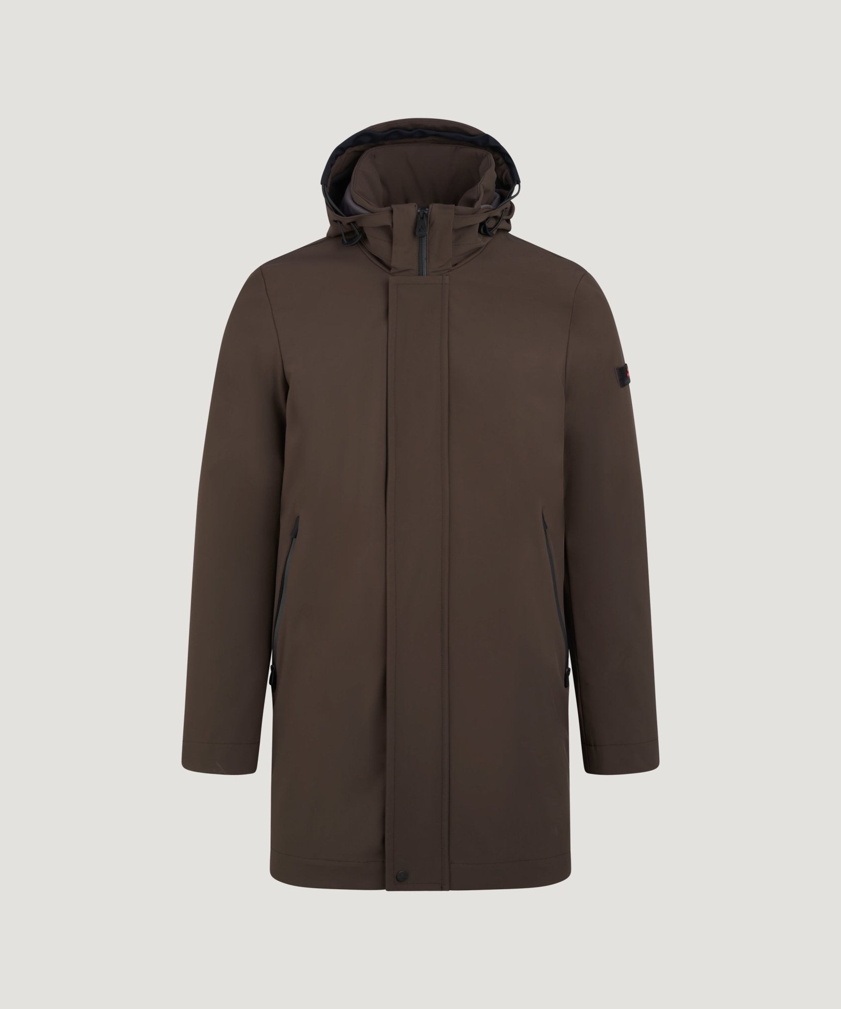 Peuterey Albali KP01 parka jas bruin - THE SOCIETY SHOP
