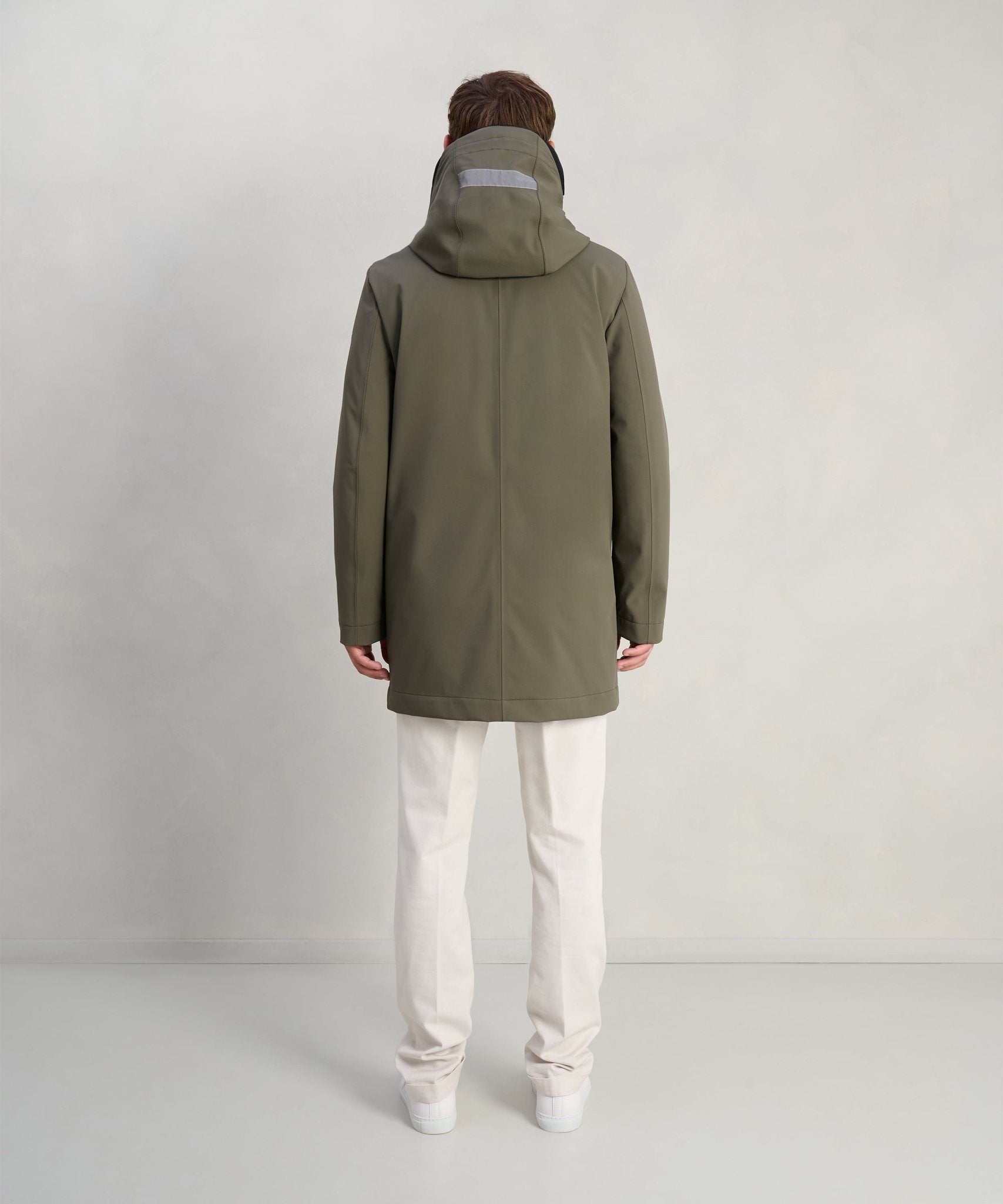 Peuterey Albali KP01 parka jas legergroen - THE SOCIETY SHOP