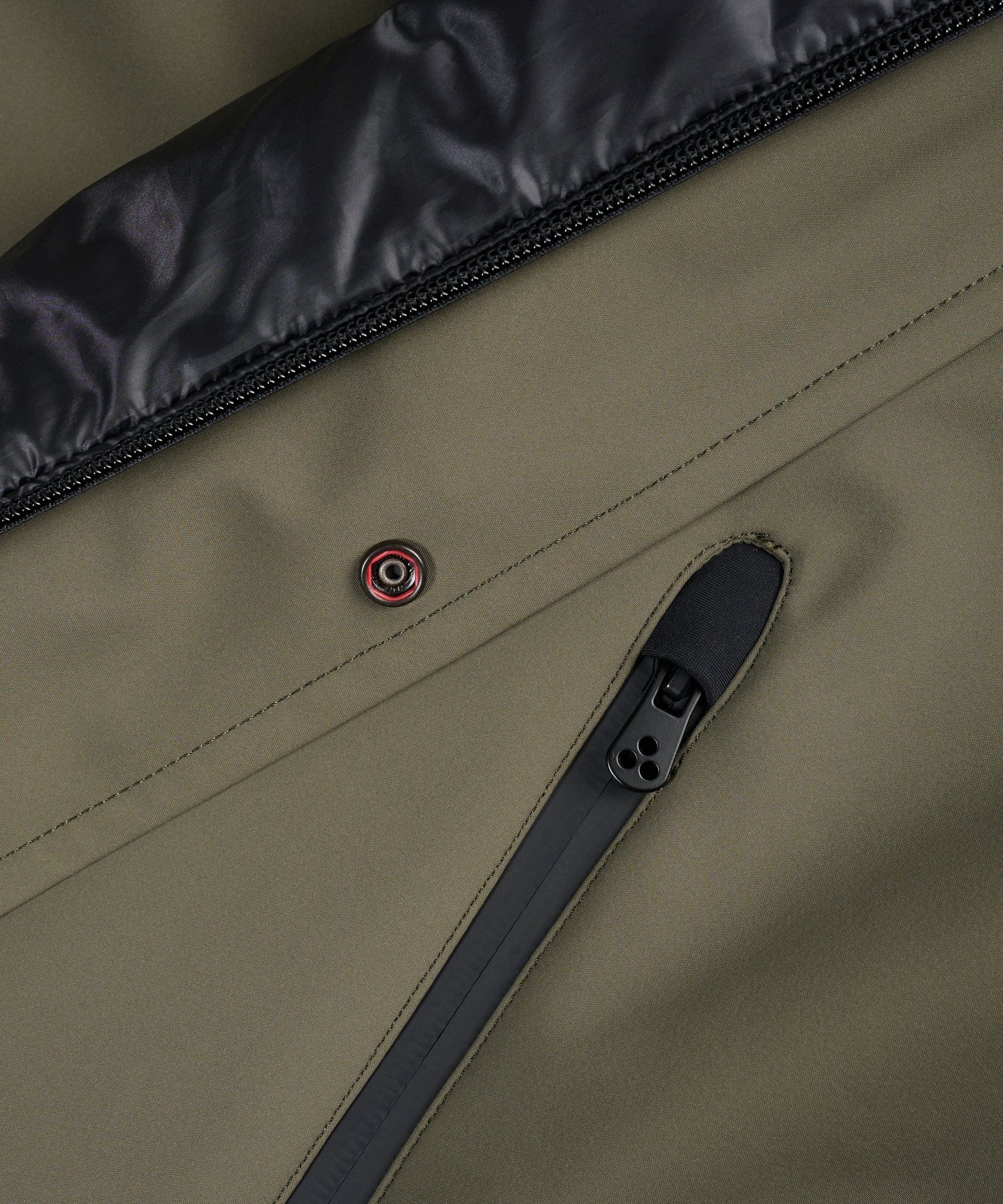 Peuterey Albali KP01 parka jas legergroen - THE SOCIETY SHOP