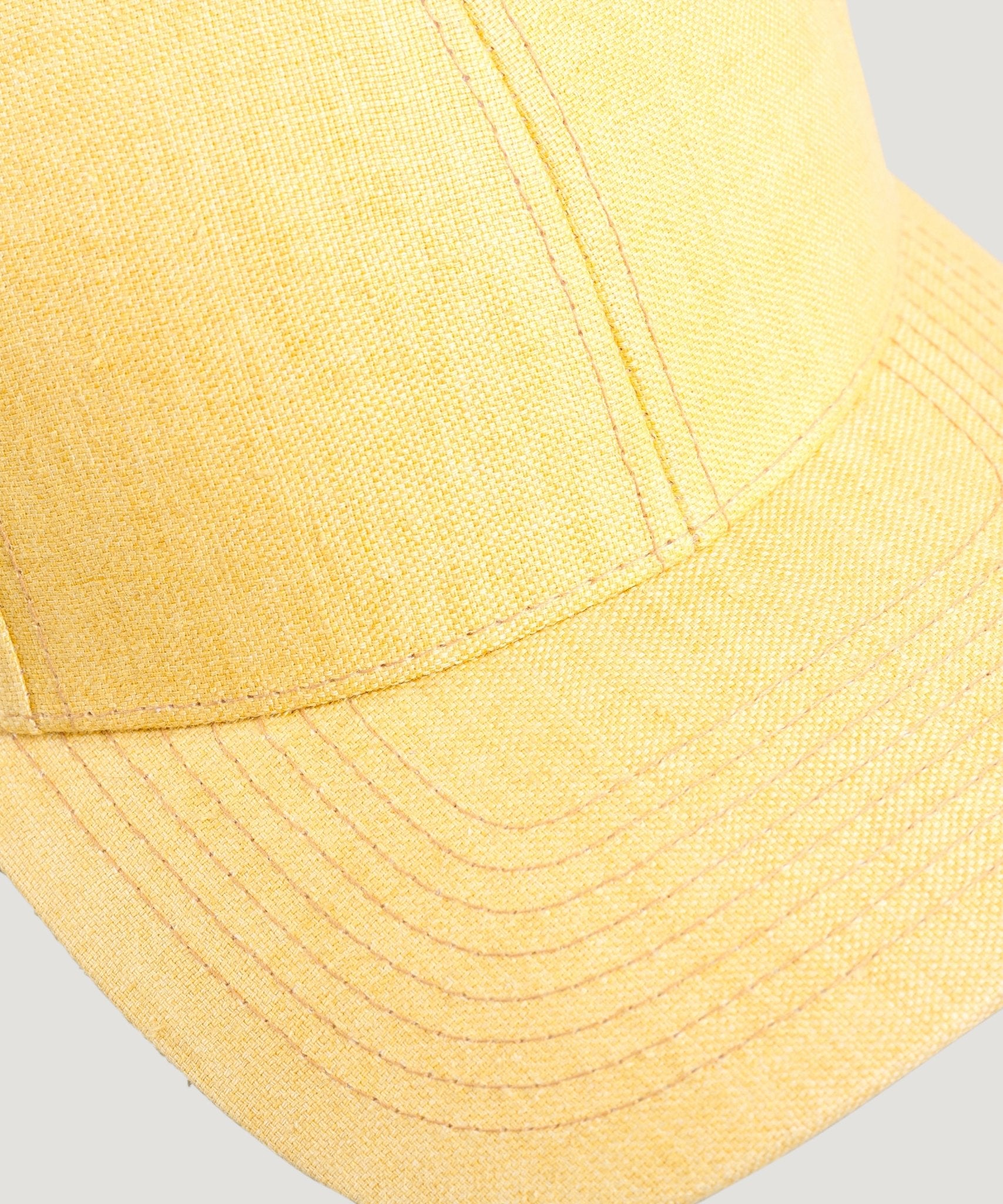 Varsity Baseball cap linnen geel - The Society Shop