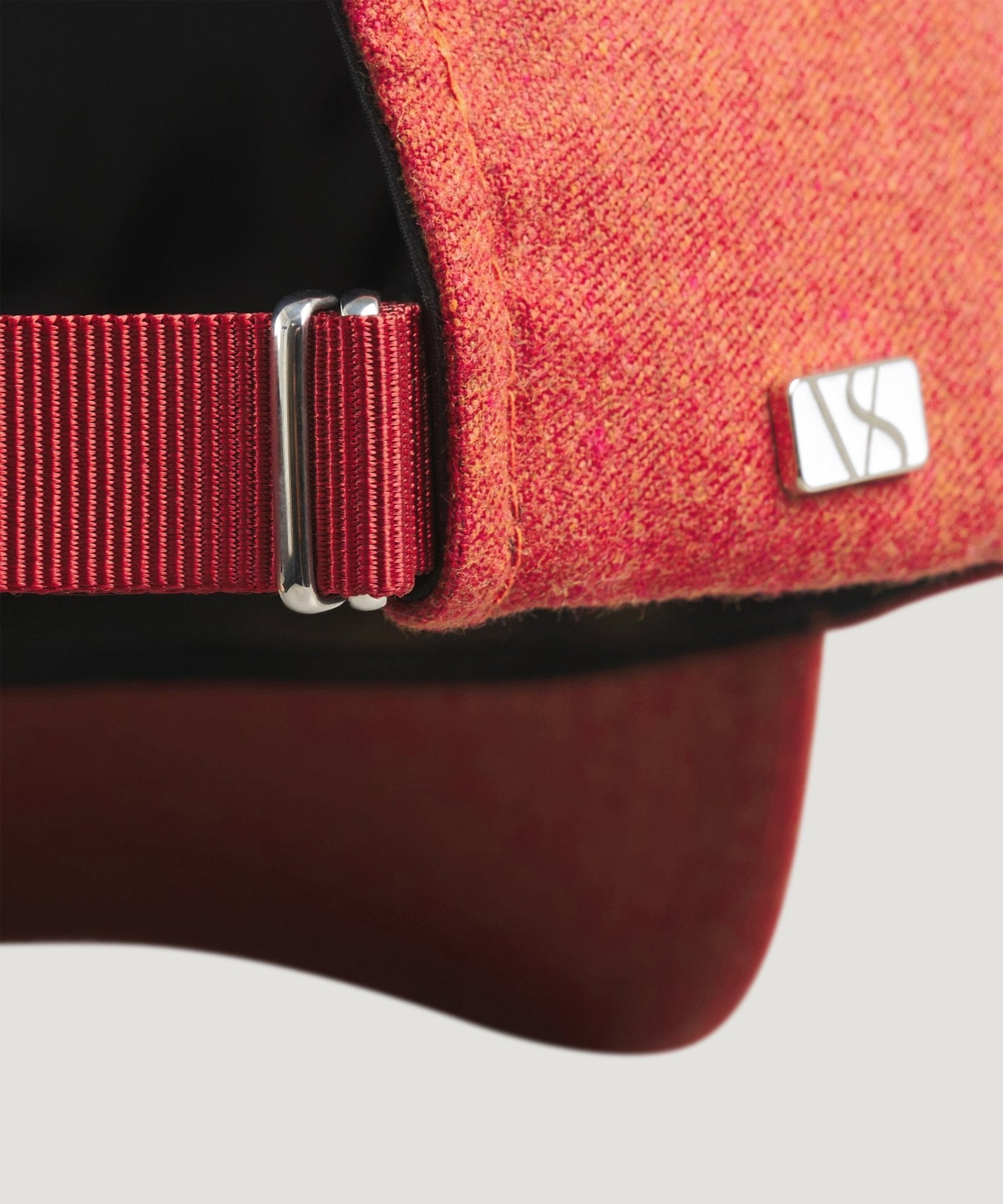 Varsity Baseball cap wol flanel roestbruin - The Society Shop