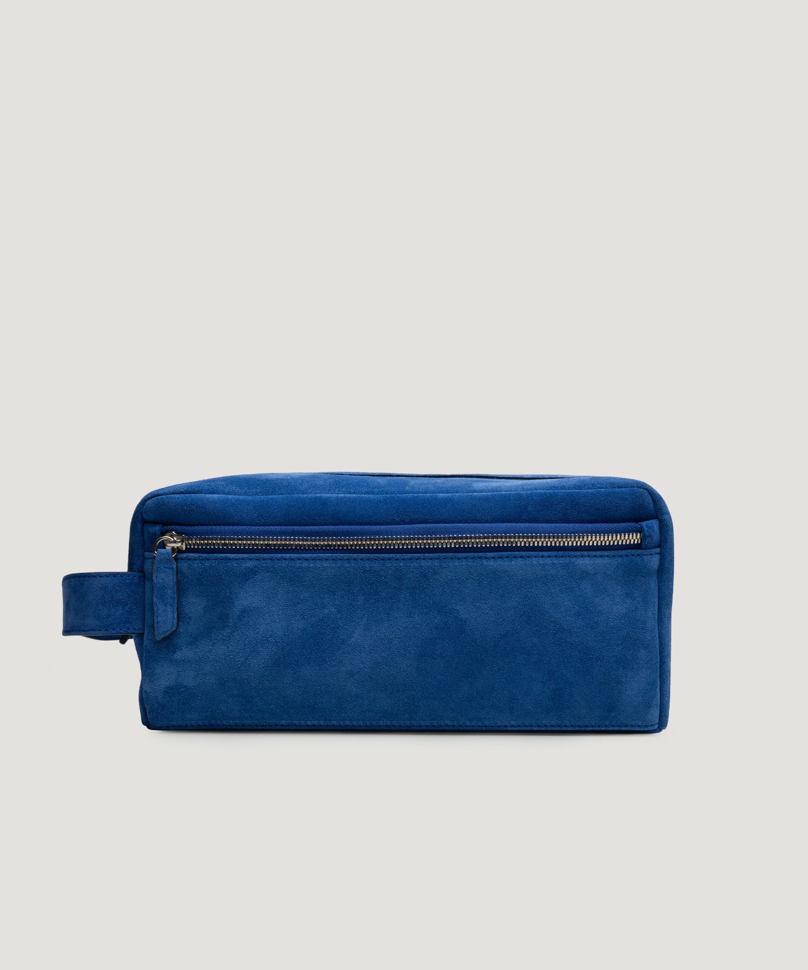 SOCI3TY Limited Fashion Beauty case suède kobaltblauw - THE SOCIETY SHOP