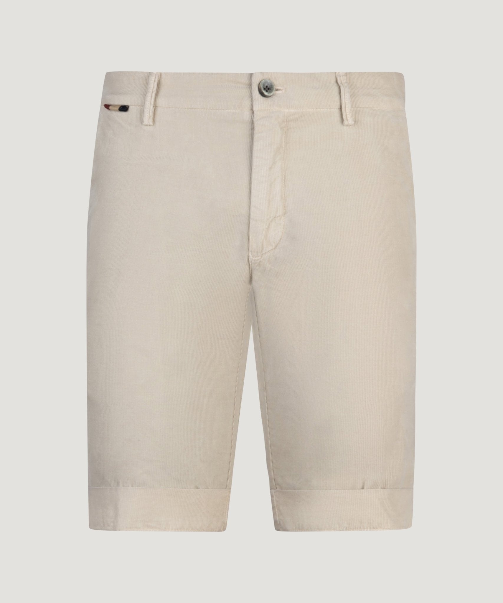 Mason's Bermuda shorts baby cord katoen stretch beige - THE SOCIETY SHOP