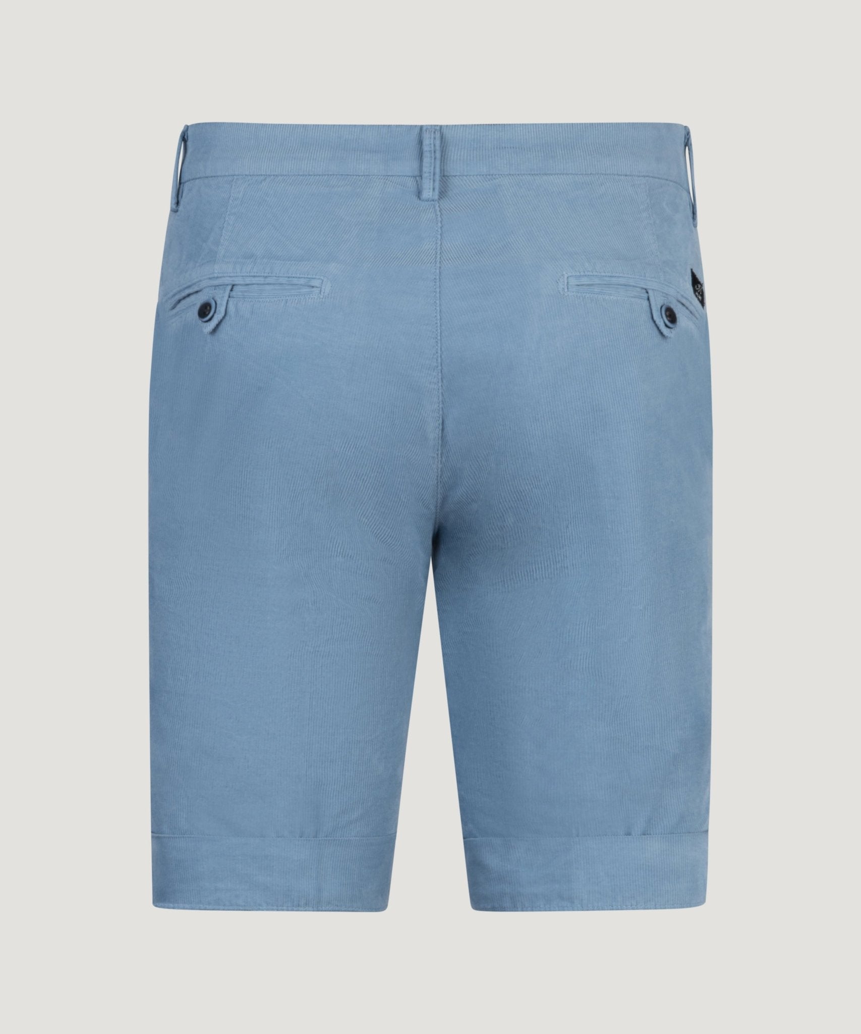 Mason's Bermuda shorts baby cord katoen stretch lichtblauw - THE SOCIETY SHOP