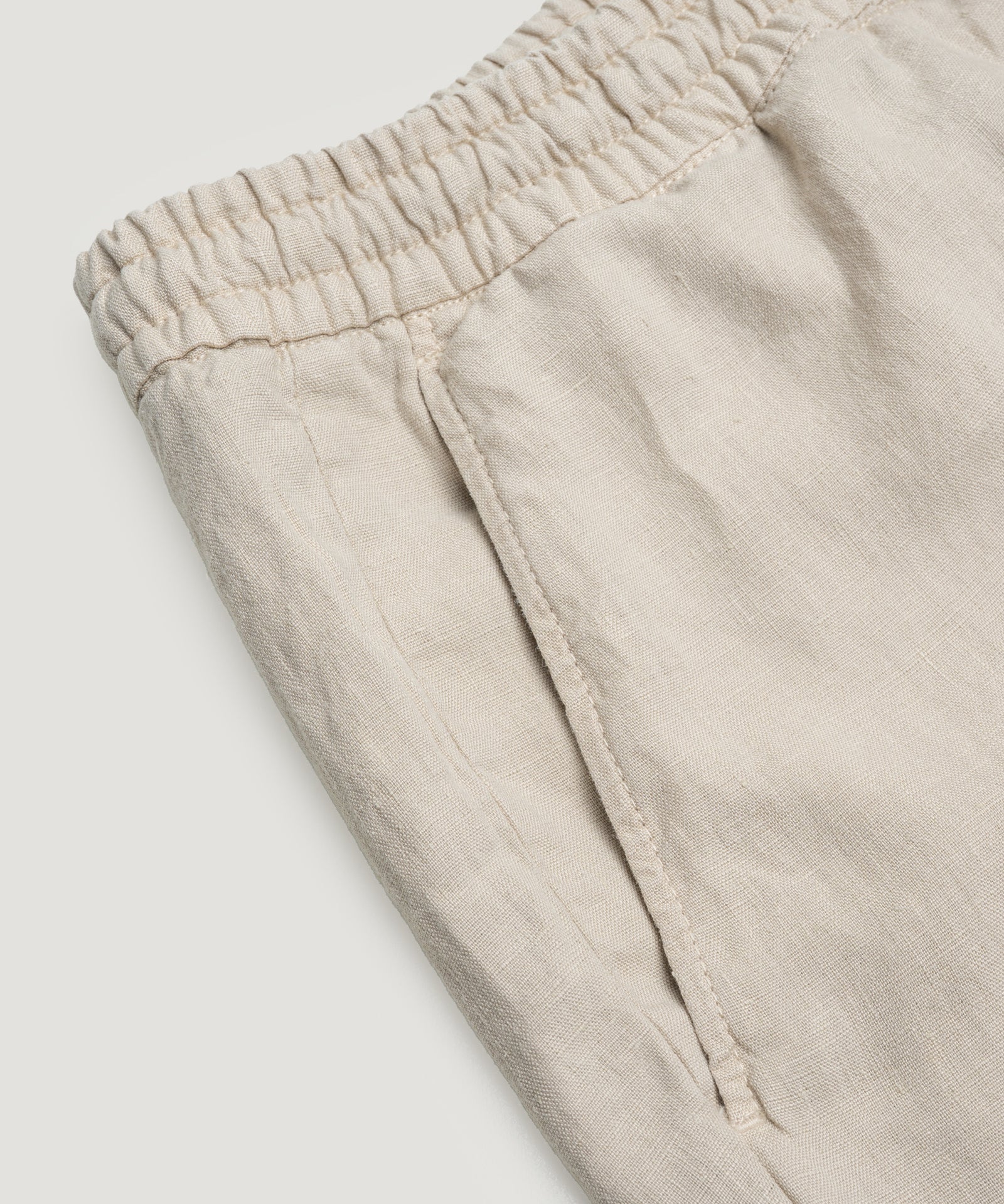SOCI3TY Limited Fashion Bermuda shorts gewassen linnen beige - THE SOCIETY SHOP