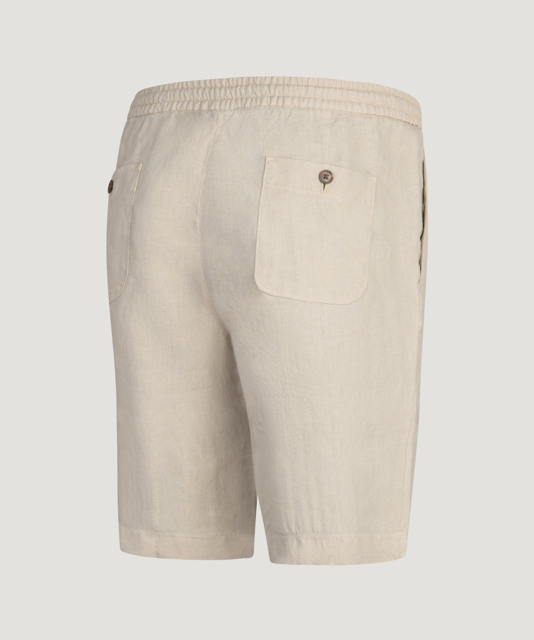 SOCI3TY Limited Fashion Bermuda shorts gewassen linnen beige - THE SOCIETY SHOP