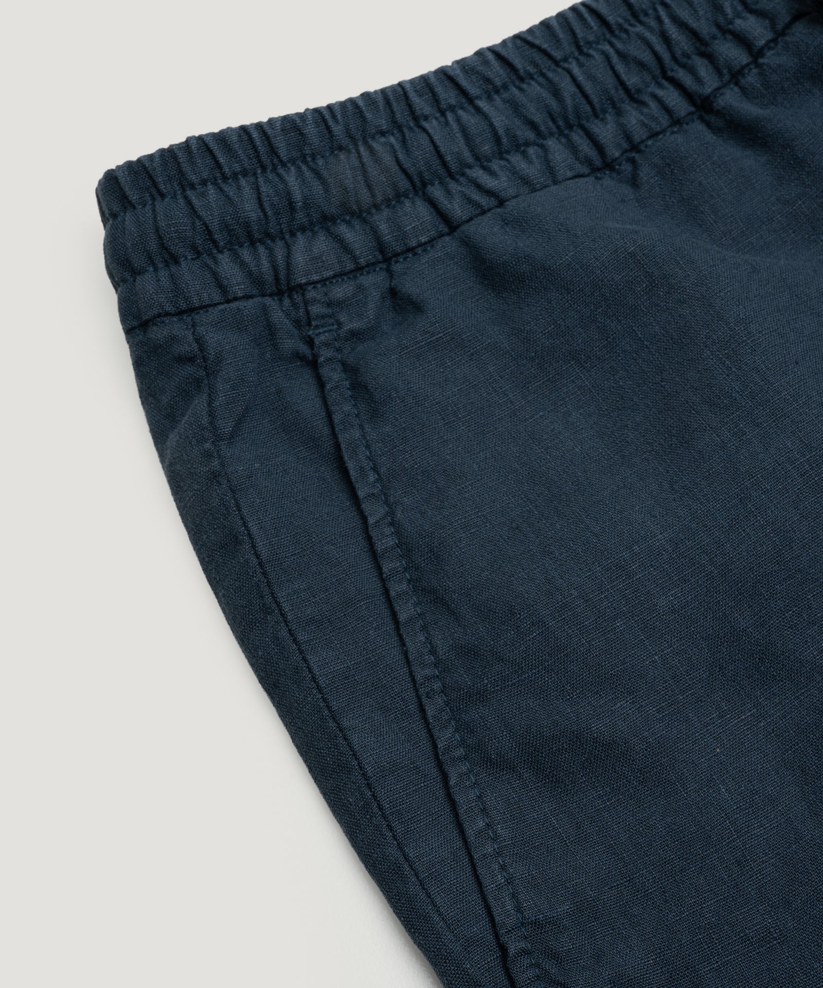 SOCI3TY Limited Fashion Bermuda shorts gewassen linnen donkerblauw - THE SOCIETY SHOP
