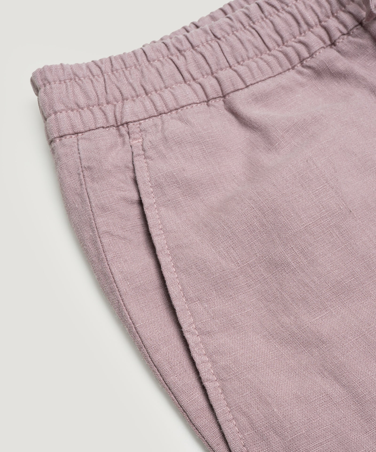 SOCI3TY Limited Fashion Bermuda shorts gewassen linnen oudroze - THE SOCIETY SHOP