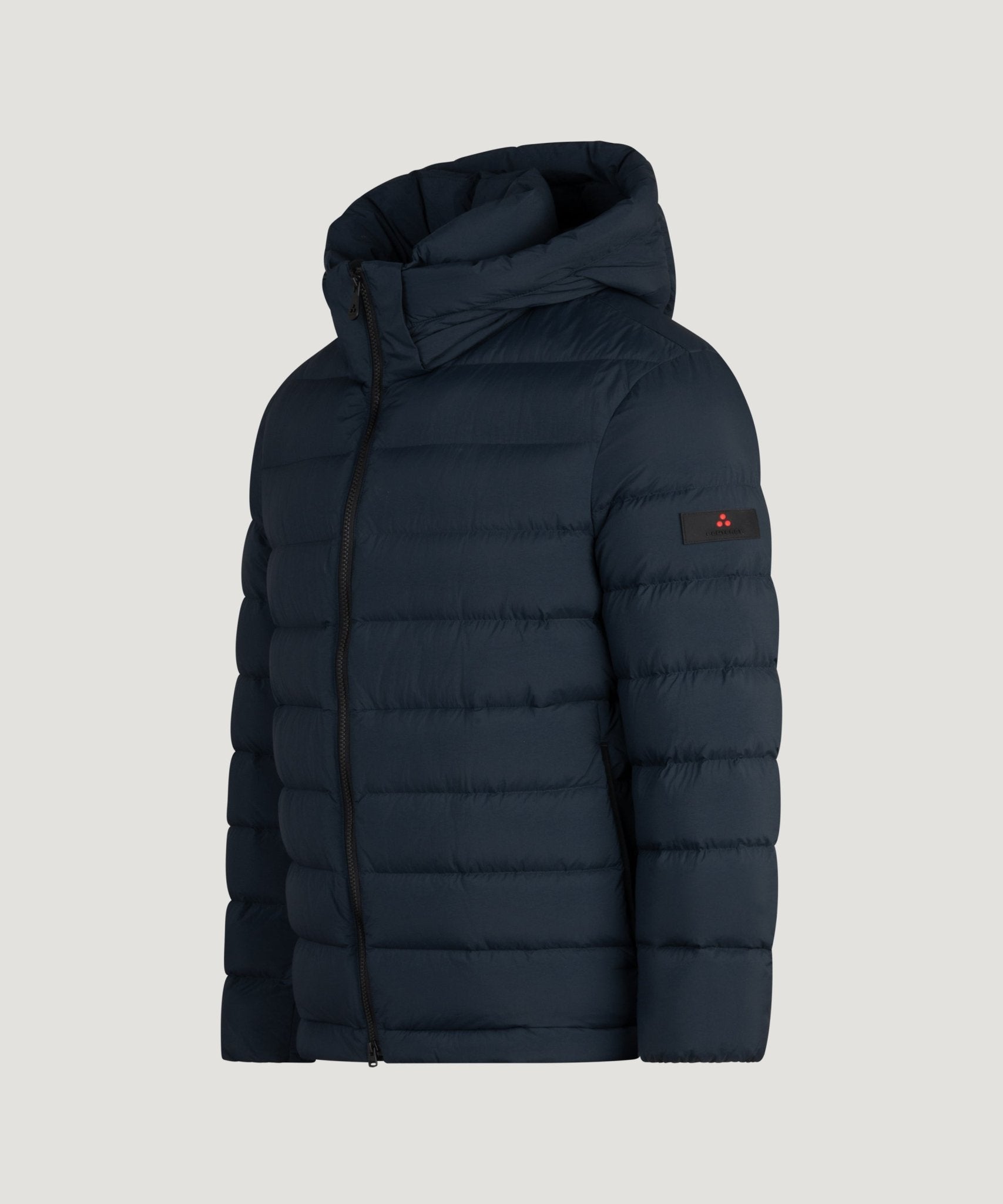 Peuterey Boggs Grs 05 gewatteerde jas donkerblauw - THE SOCIETY SHOP